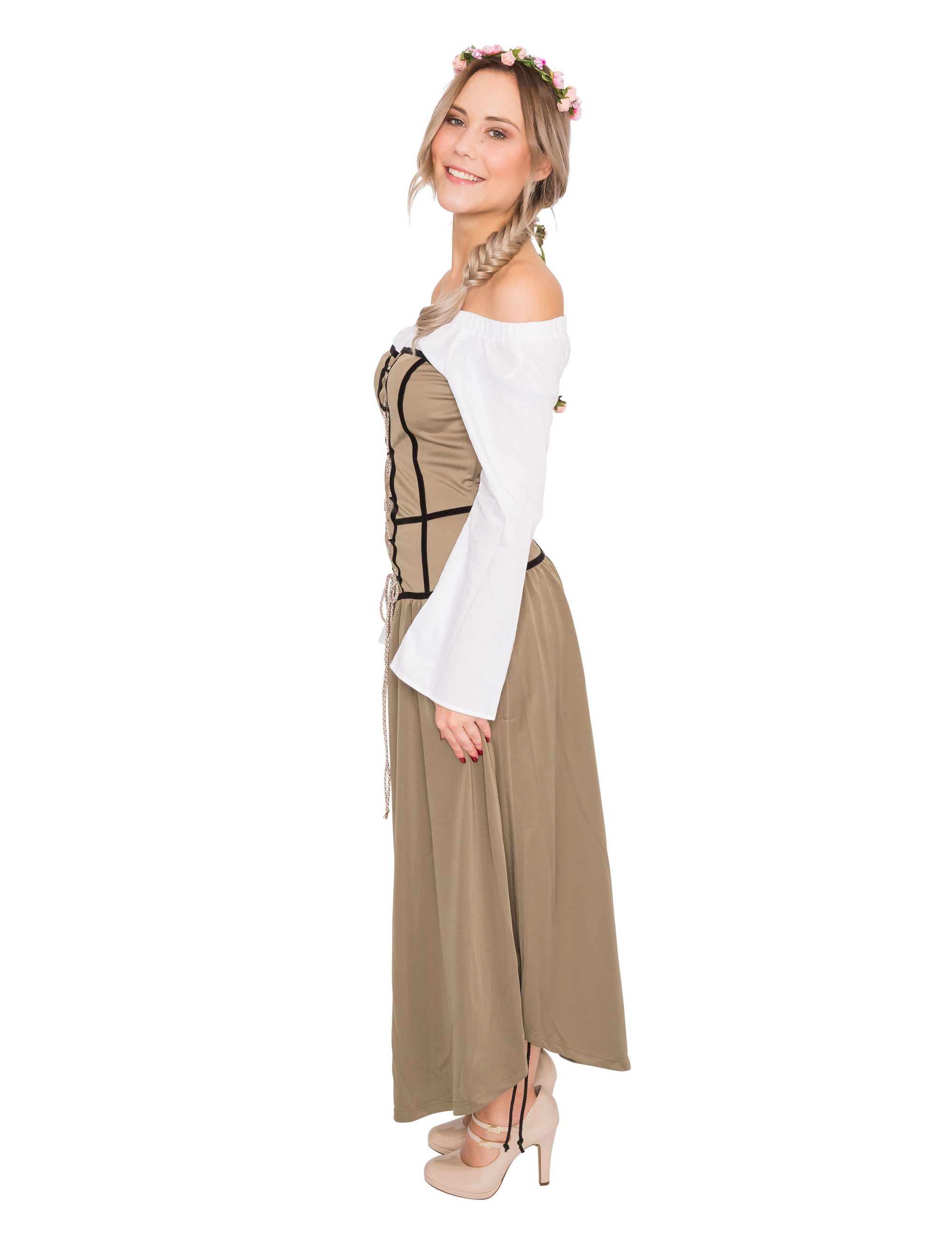 Kleid Holde Maid braun XL