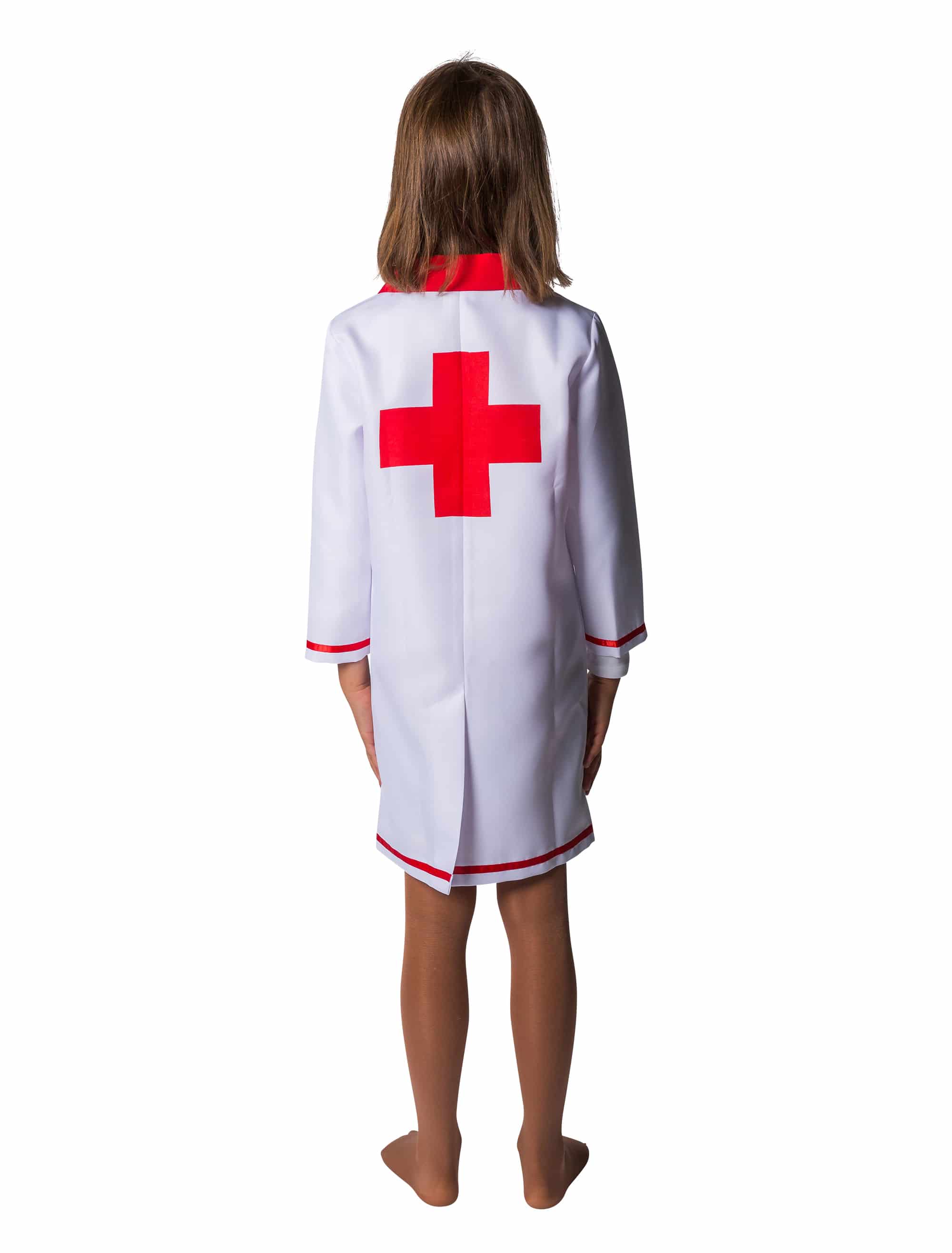 Doktorkittel Kinder weiß 140