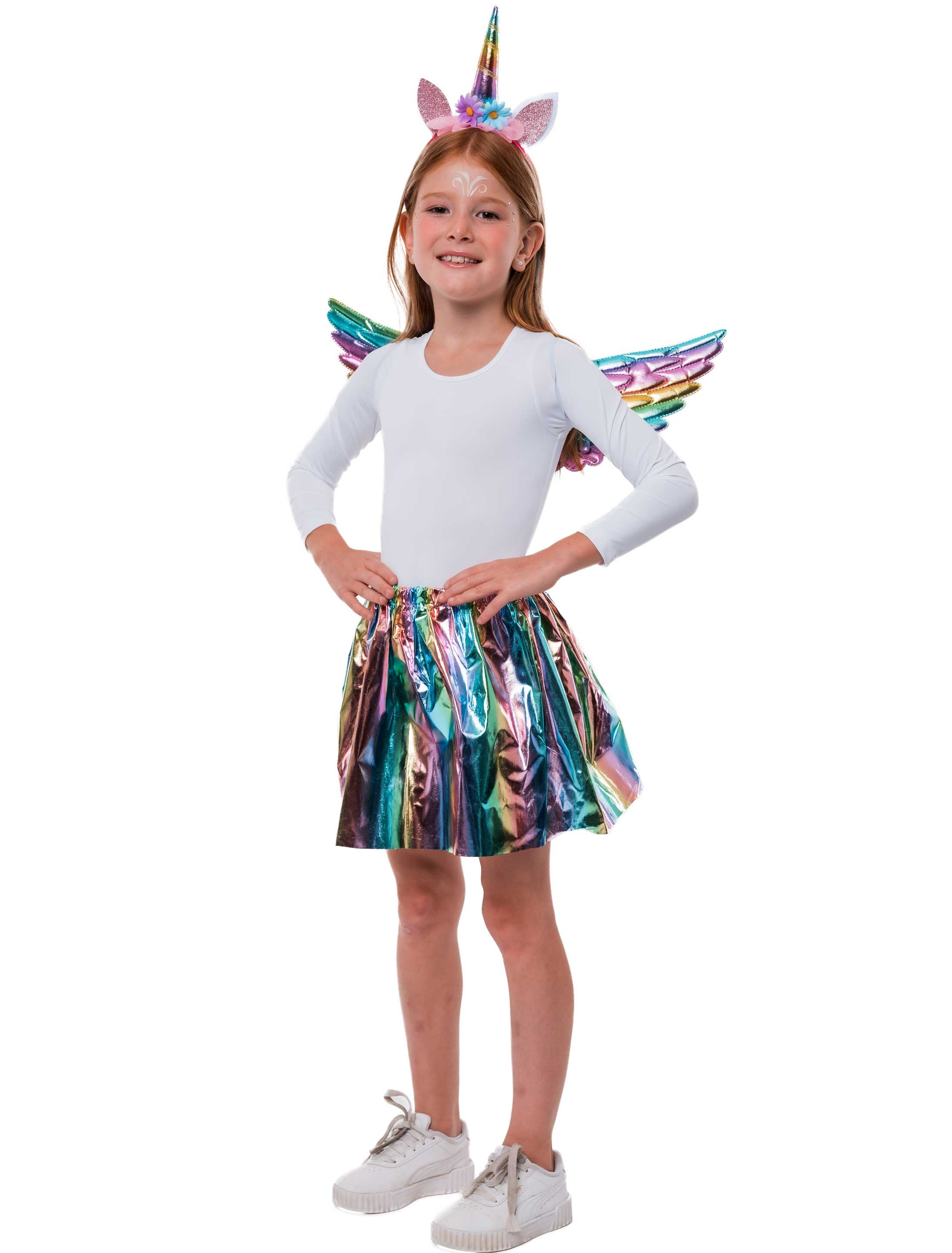 Set Einhorn 3-tlg. bunt one size