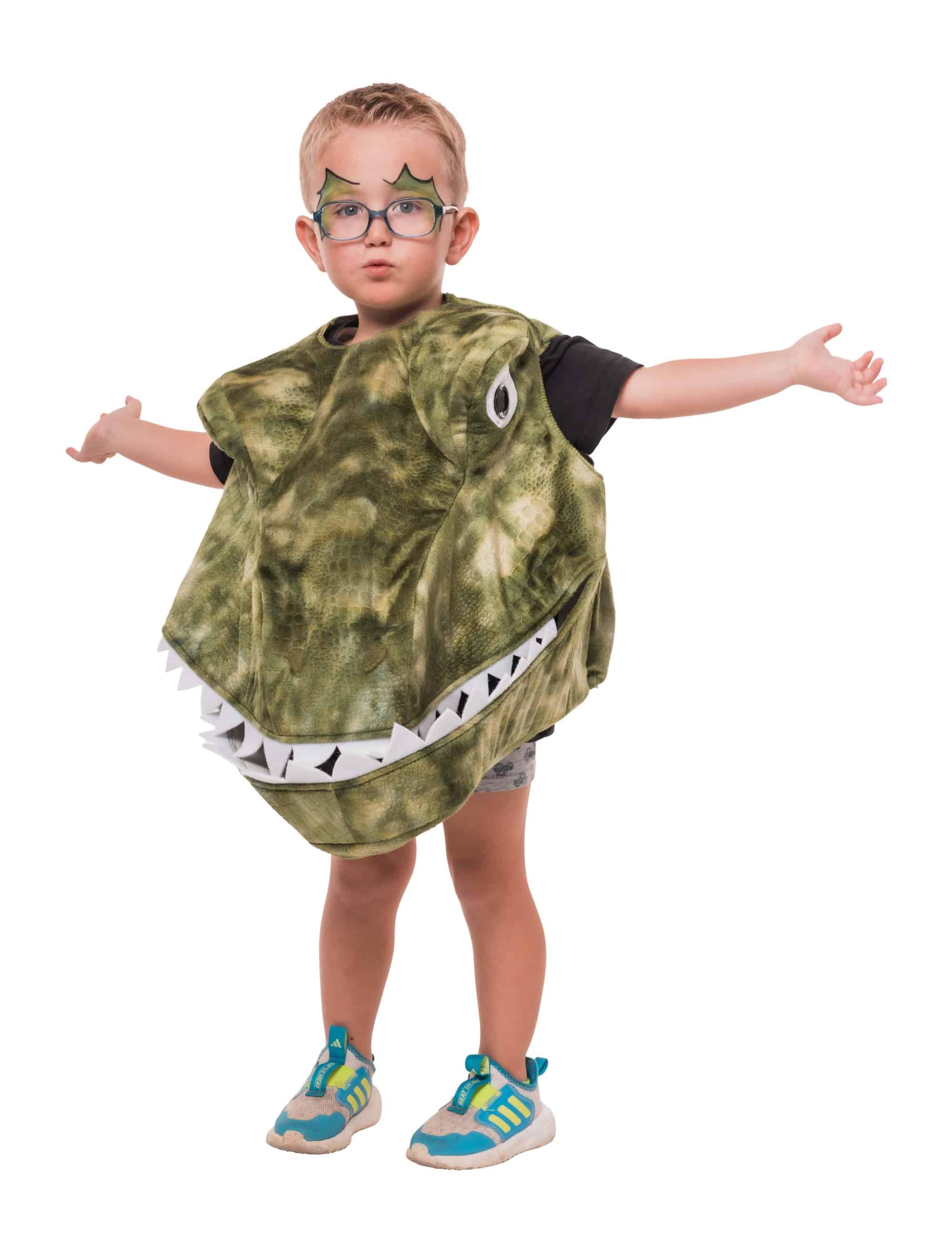 Kostüm Alligator Kinder grün one size