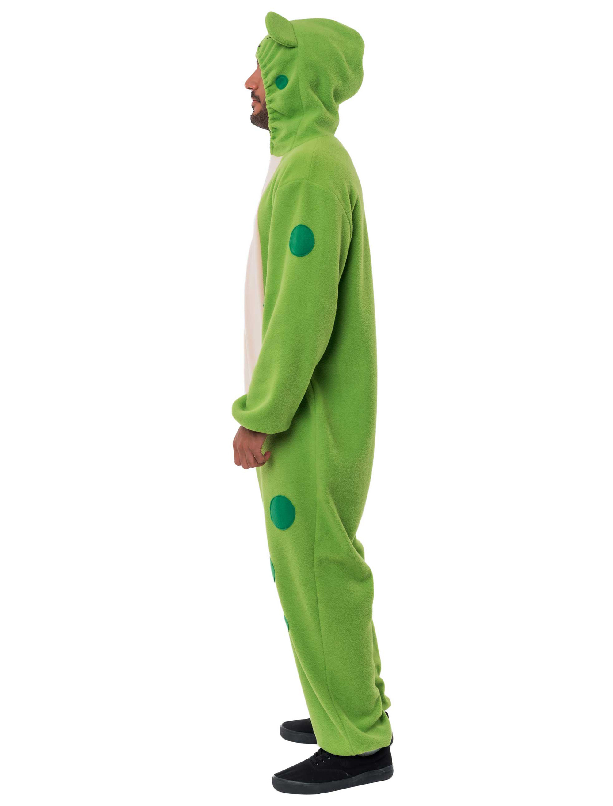 Overall Frosch Plüsch grün XL/2XL