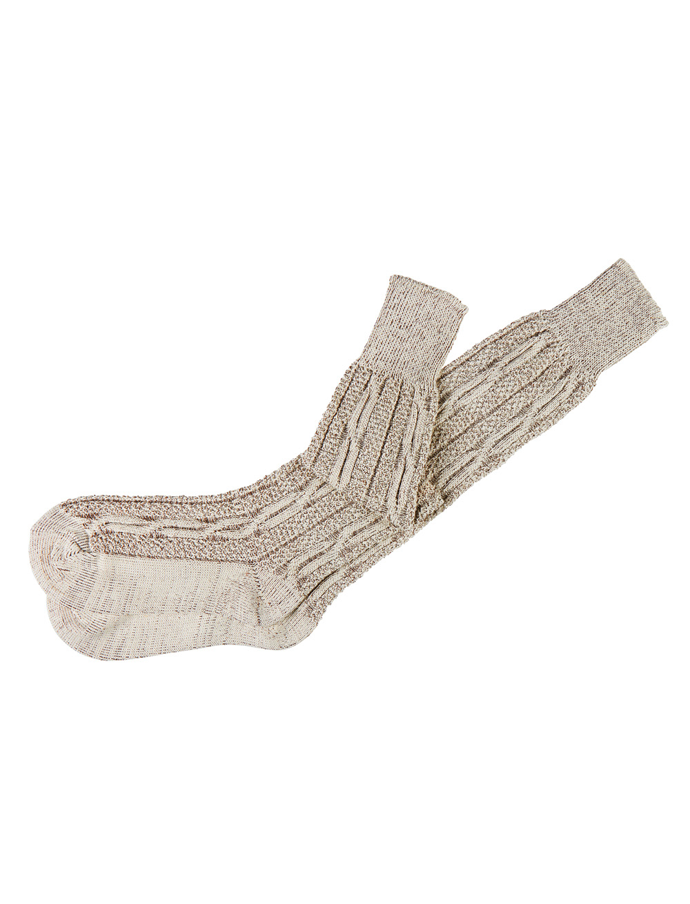 Trachtensocken lang olive/beige 43-46
