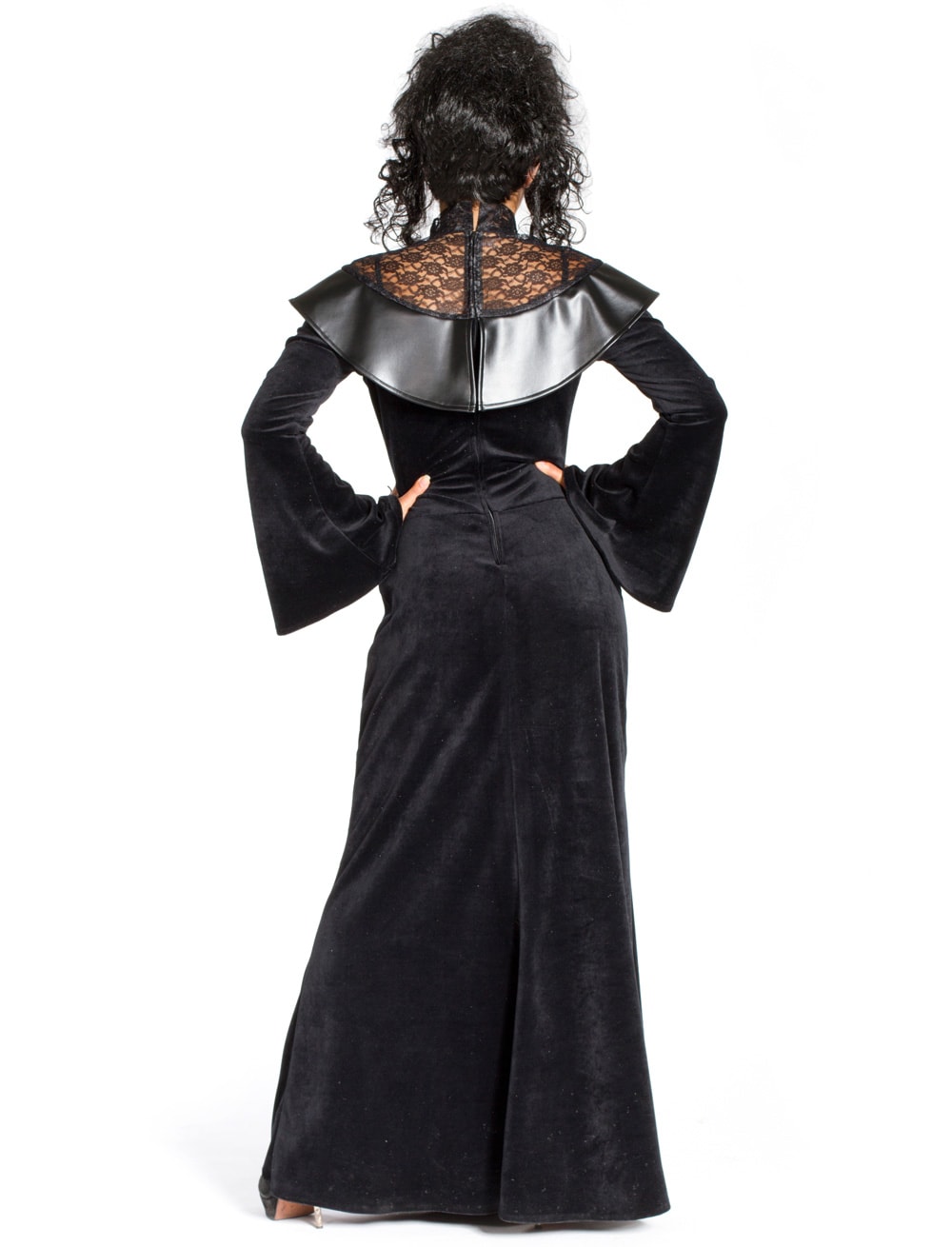 Kleid Vampirdame schwarz XS