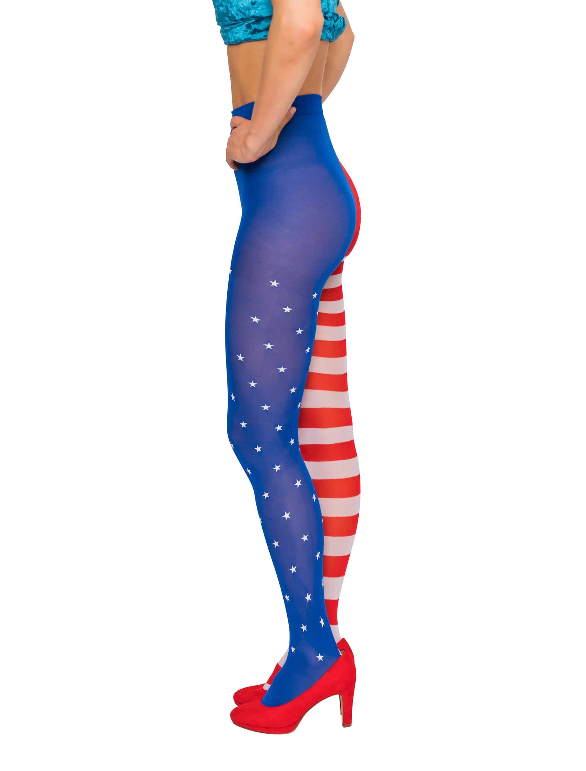 Strumpfhose USA Flagge