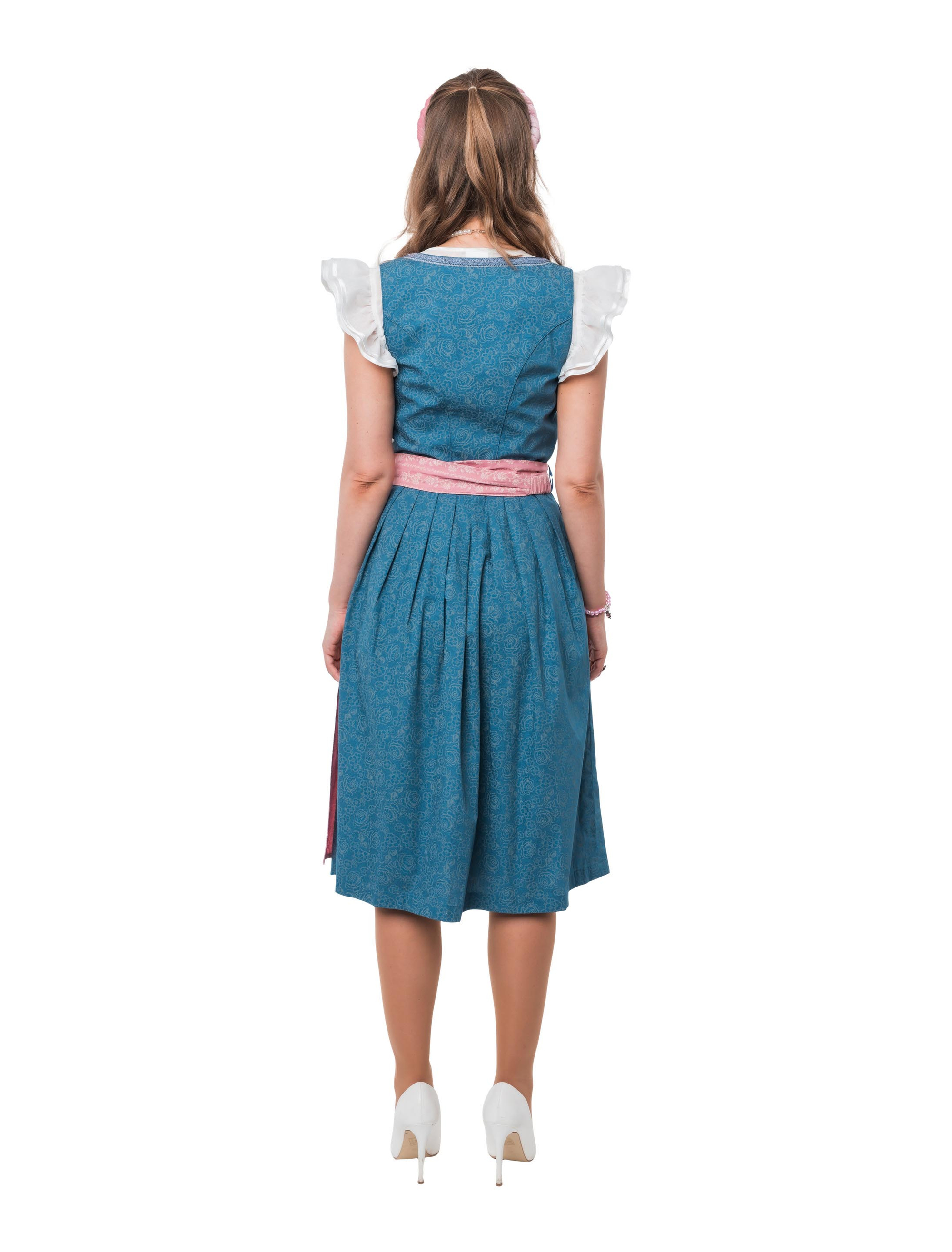 Dirndl Roseline Damen blau 40