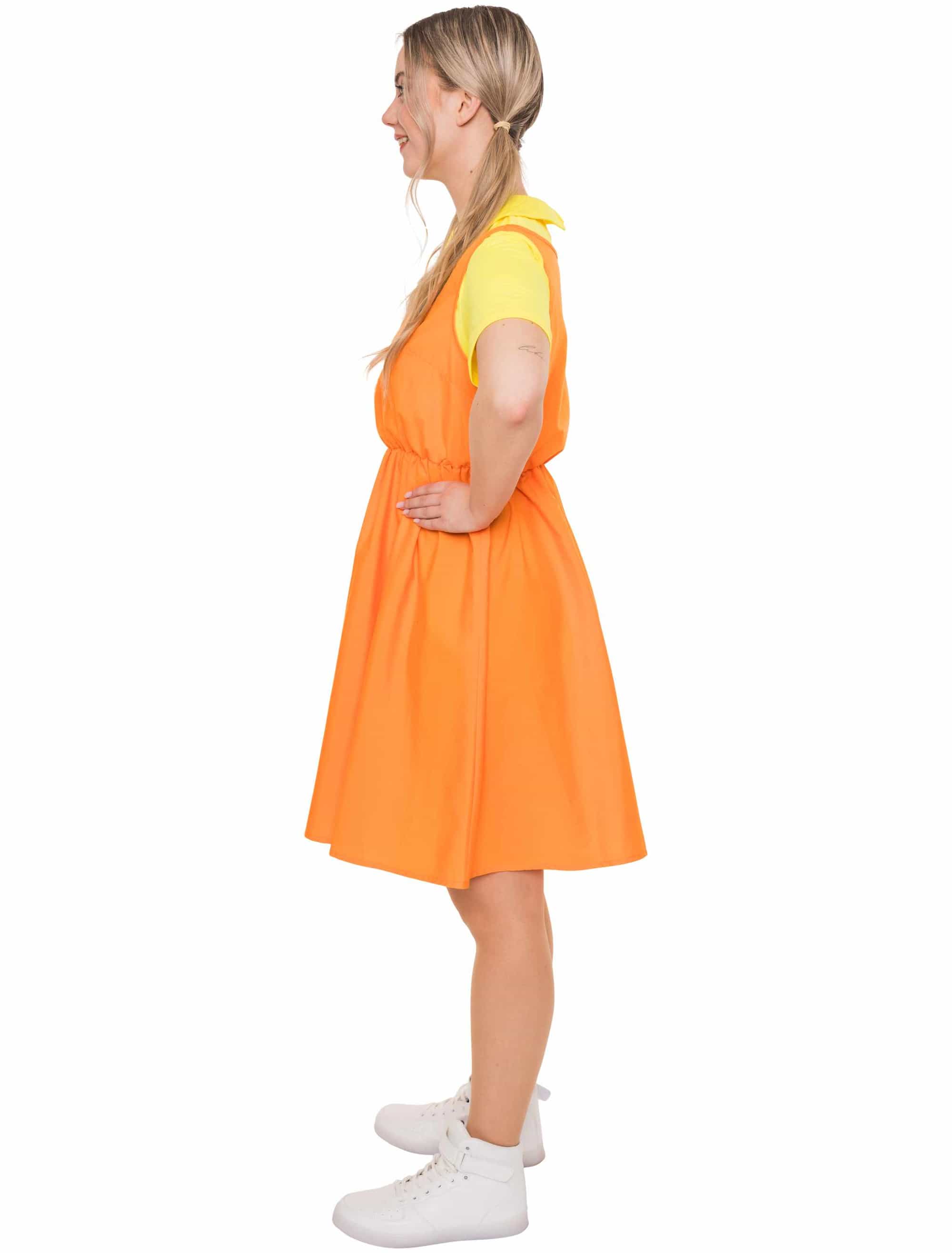 Kleid Laserpuppe braun 2XL/3XL