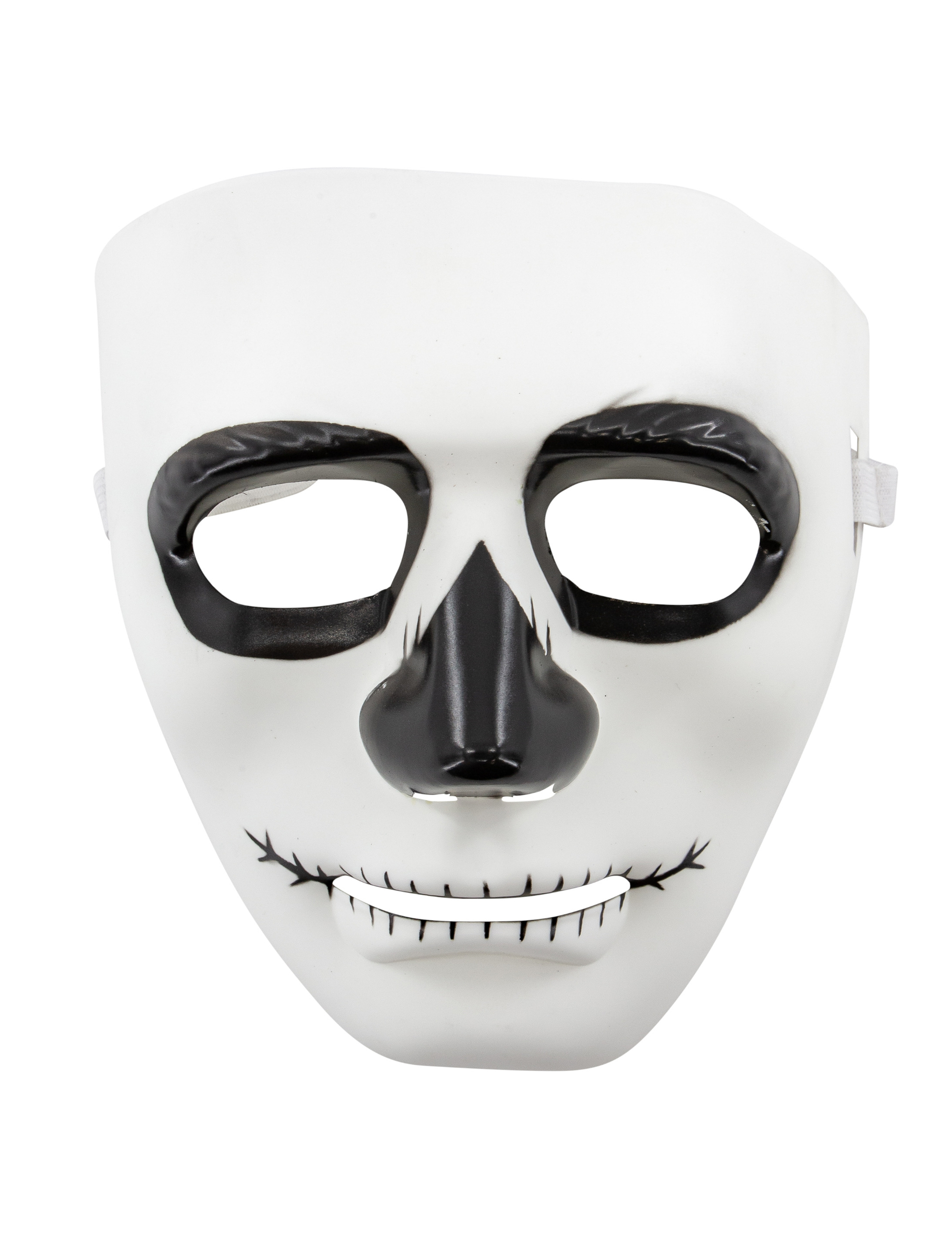Maske Tag der Toten weiß