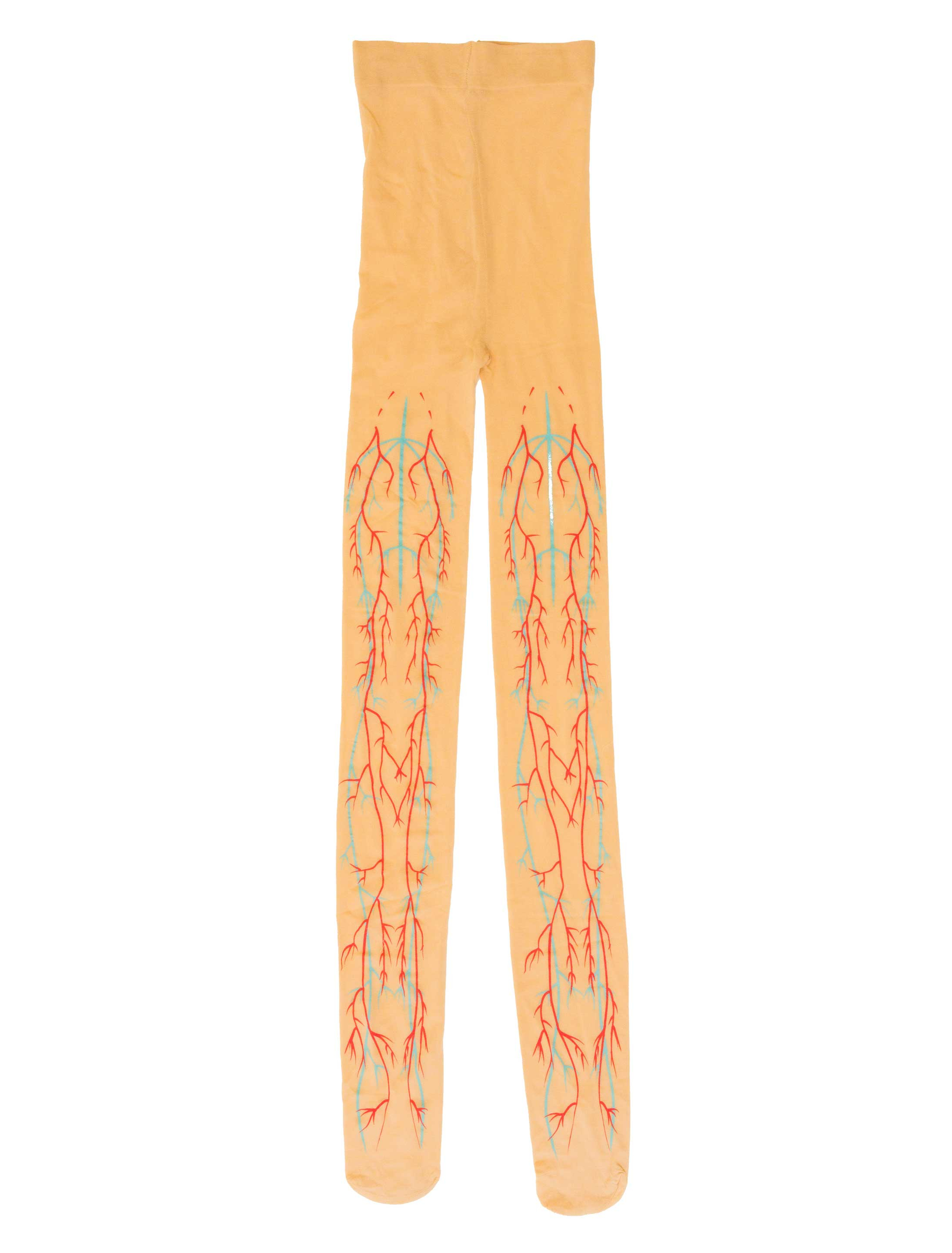 Strumpfhose Adern und Venen bunt one size