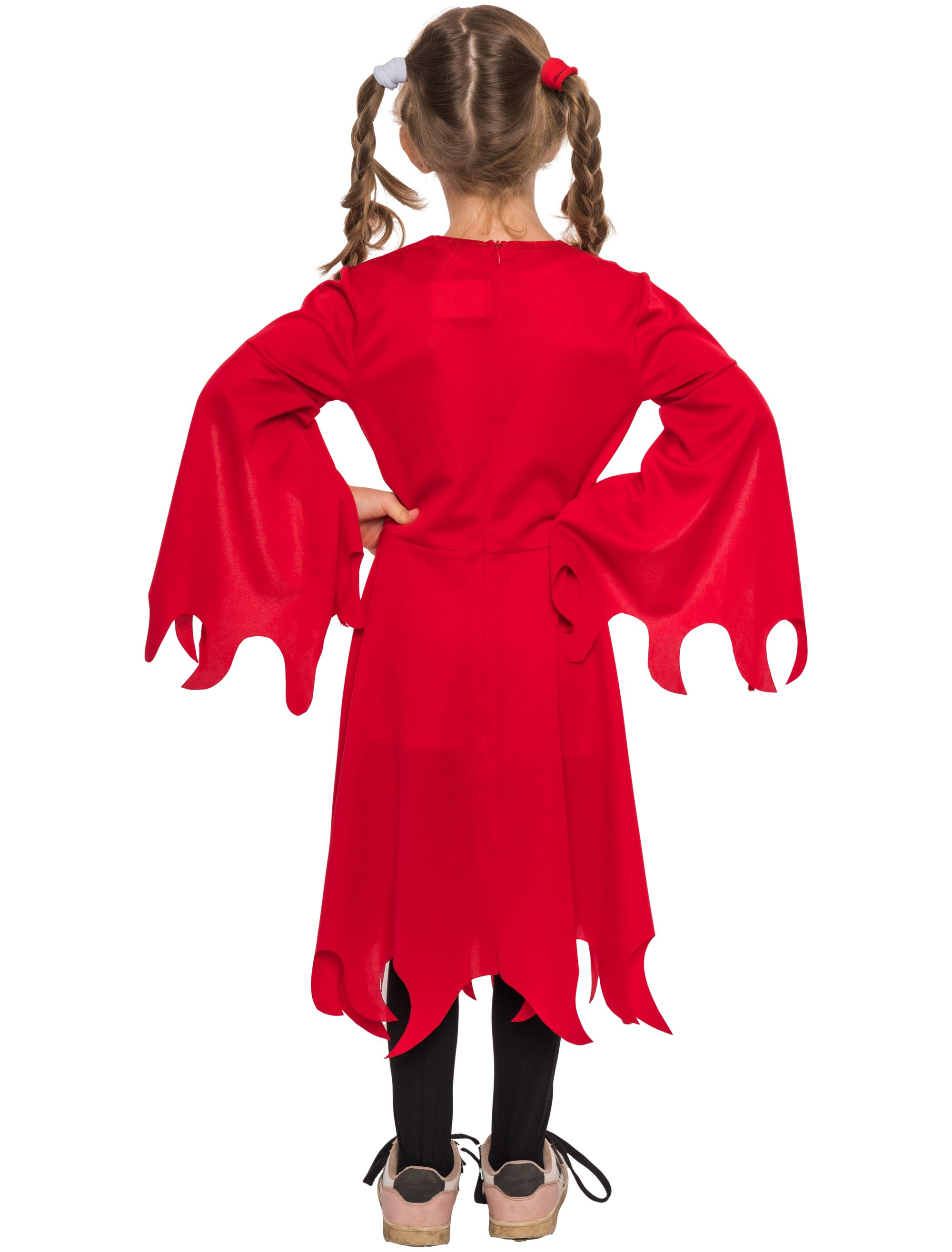 Kleid Teufel Kinder rot 104