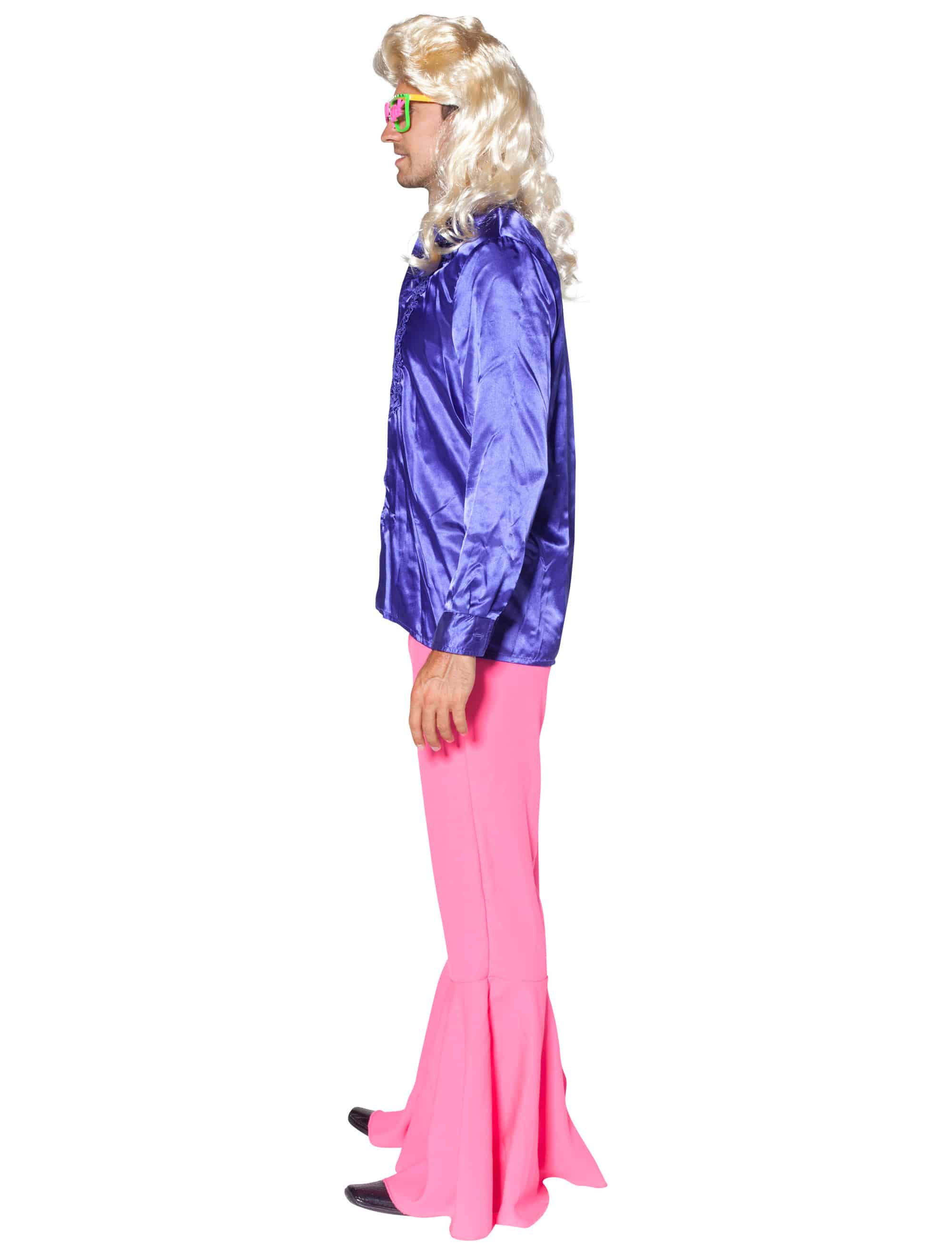 Schlaghose Herren pink 60