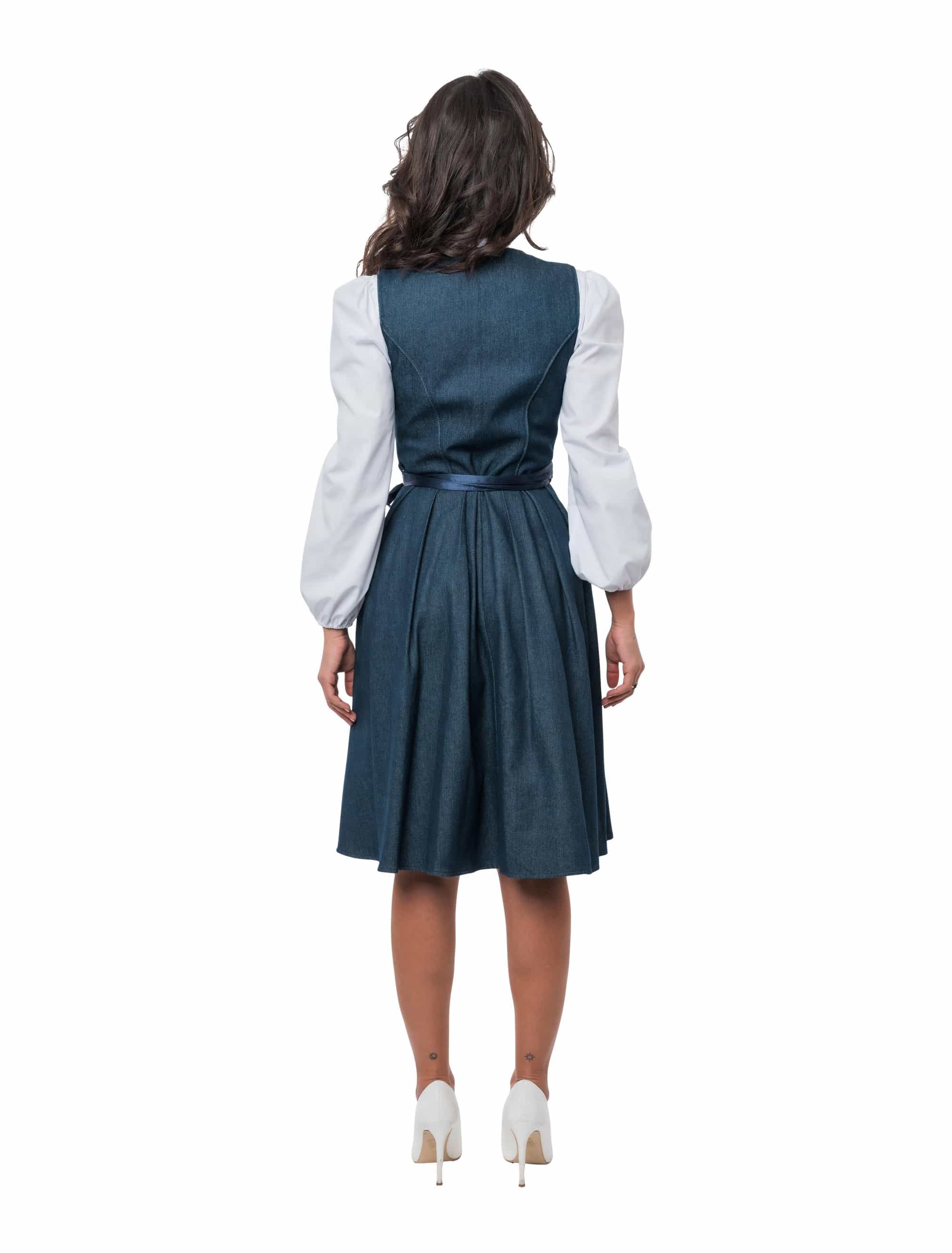 Dirndl Magda Damen blau 36