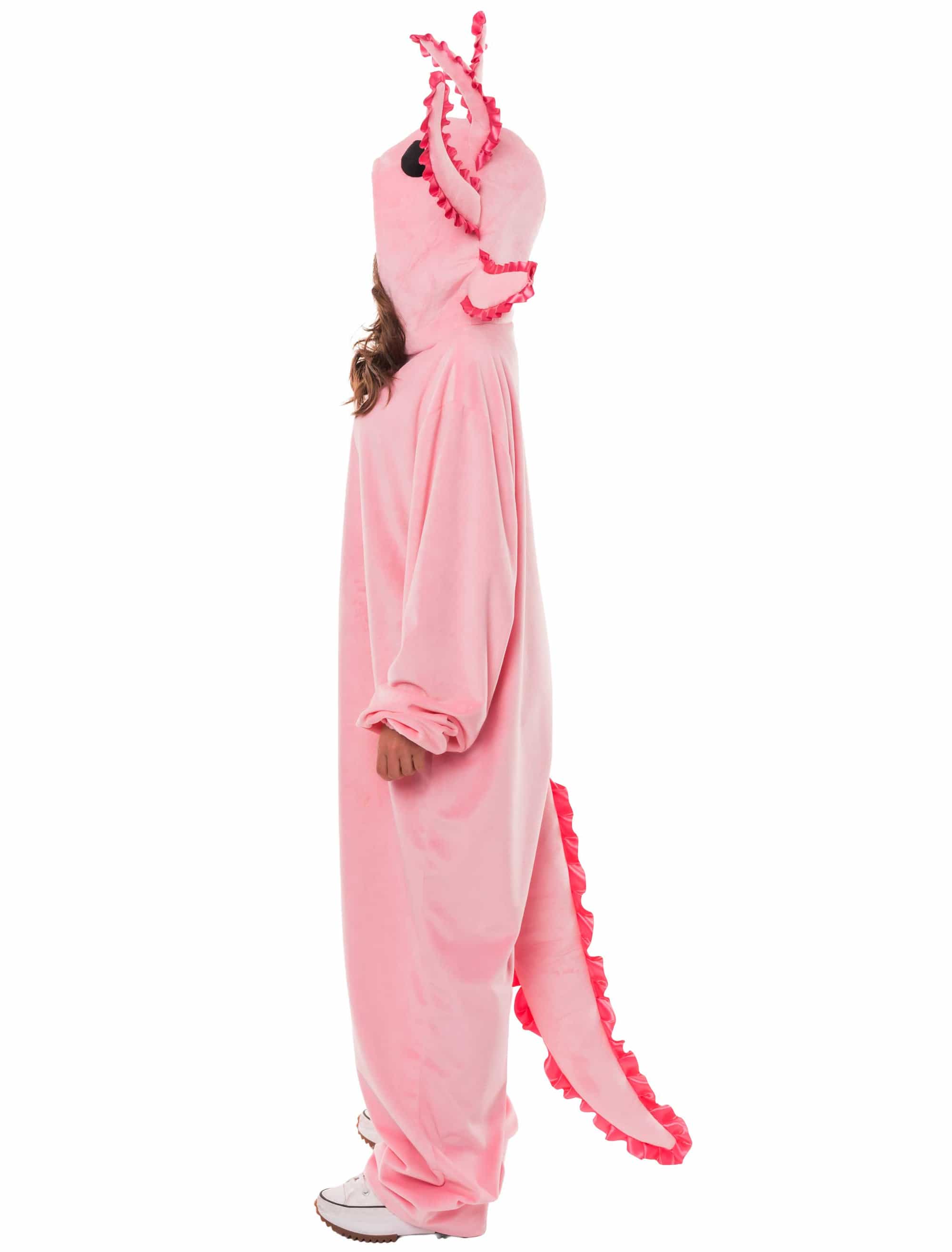 Overall Plüsch Axolotl Damen rosa 34/36