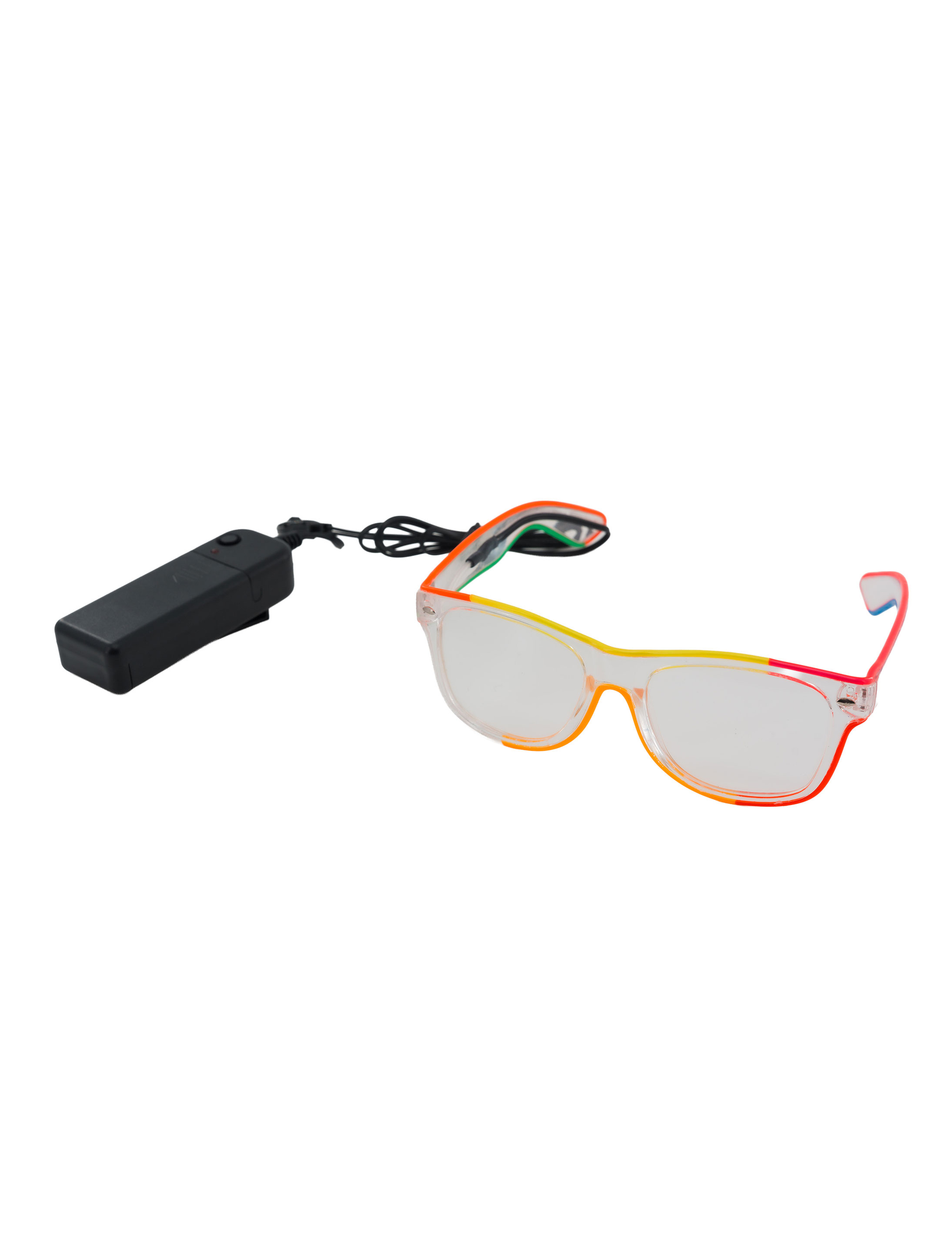 LED Brille bunt