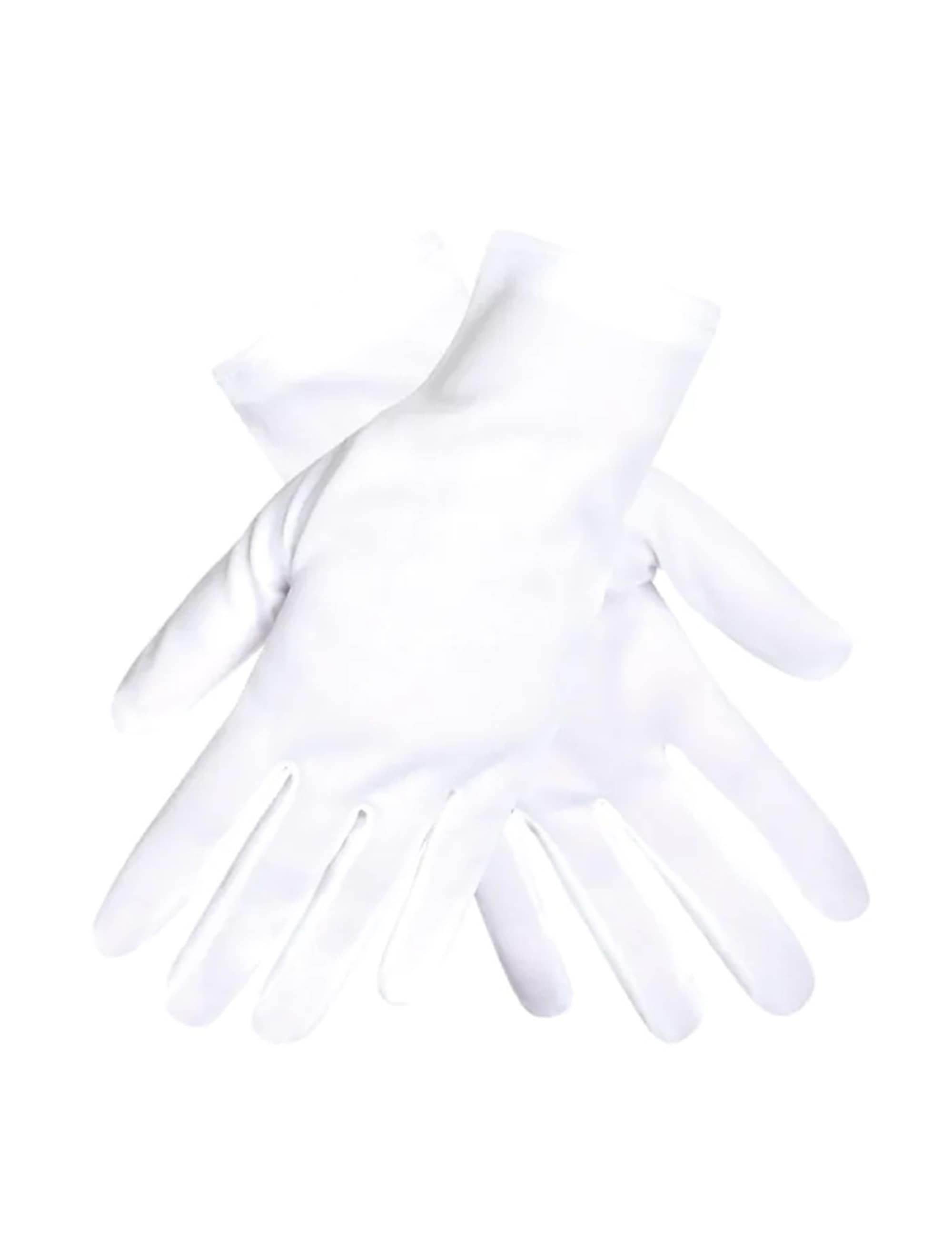 Handschuhe klassisch weiß one size