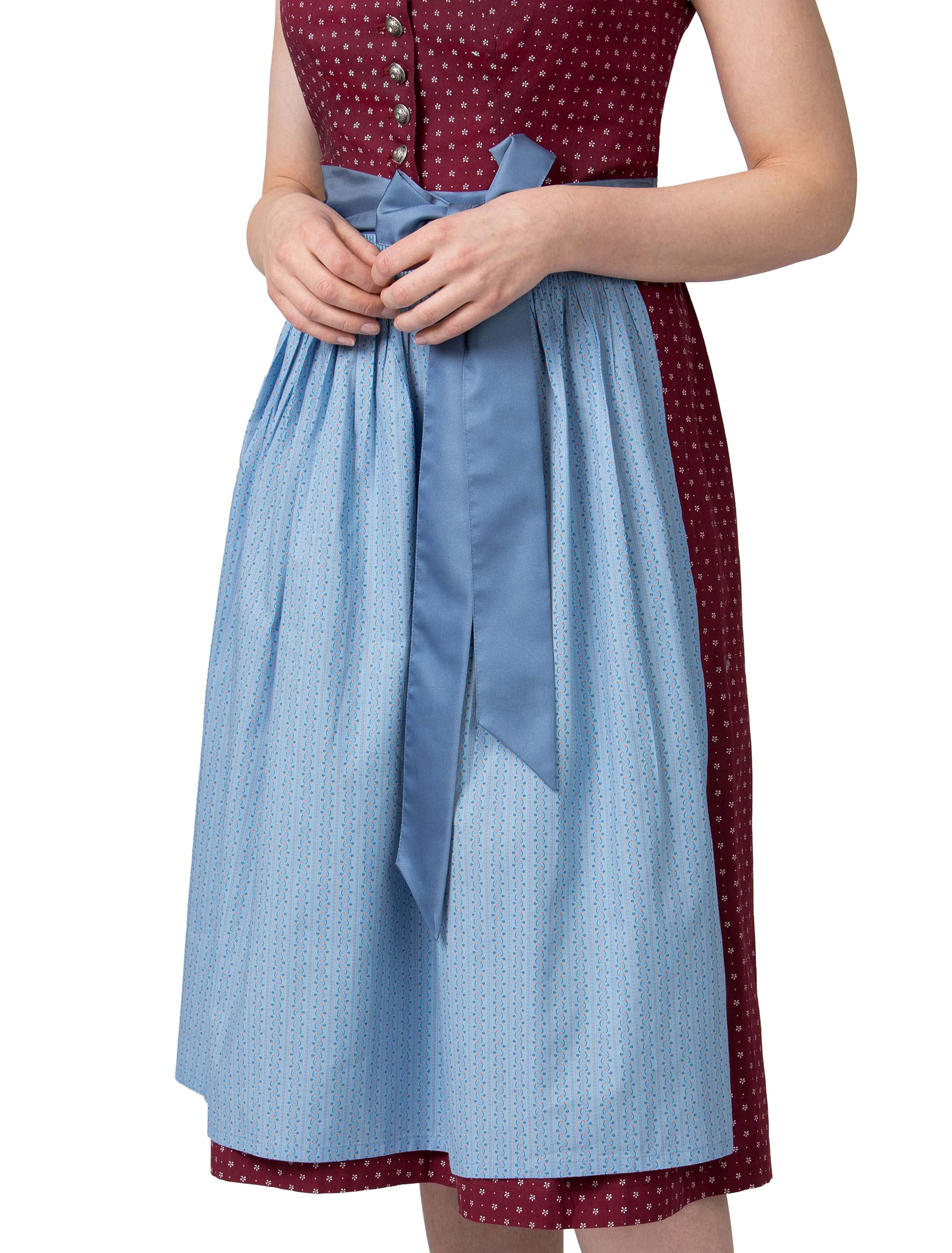 Dirndl Julina Damen bordeaux 48