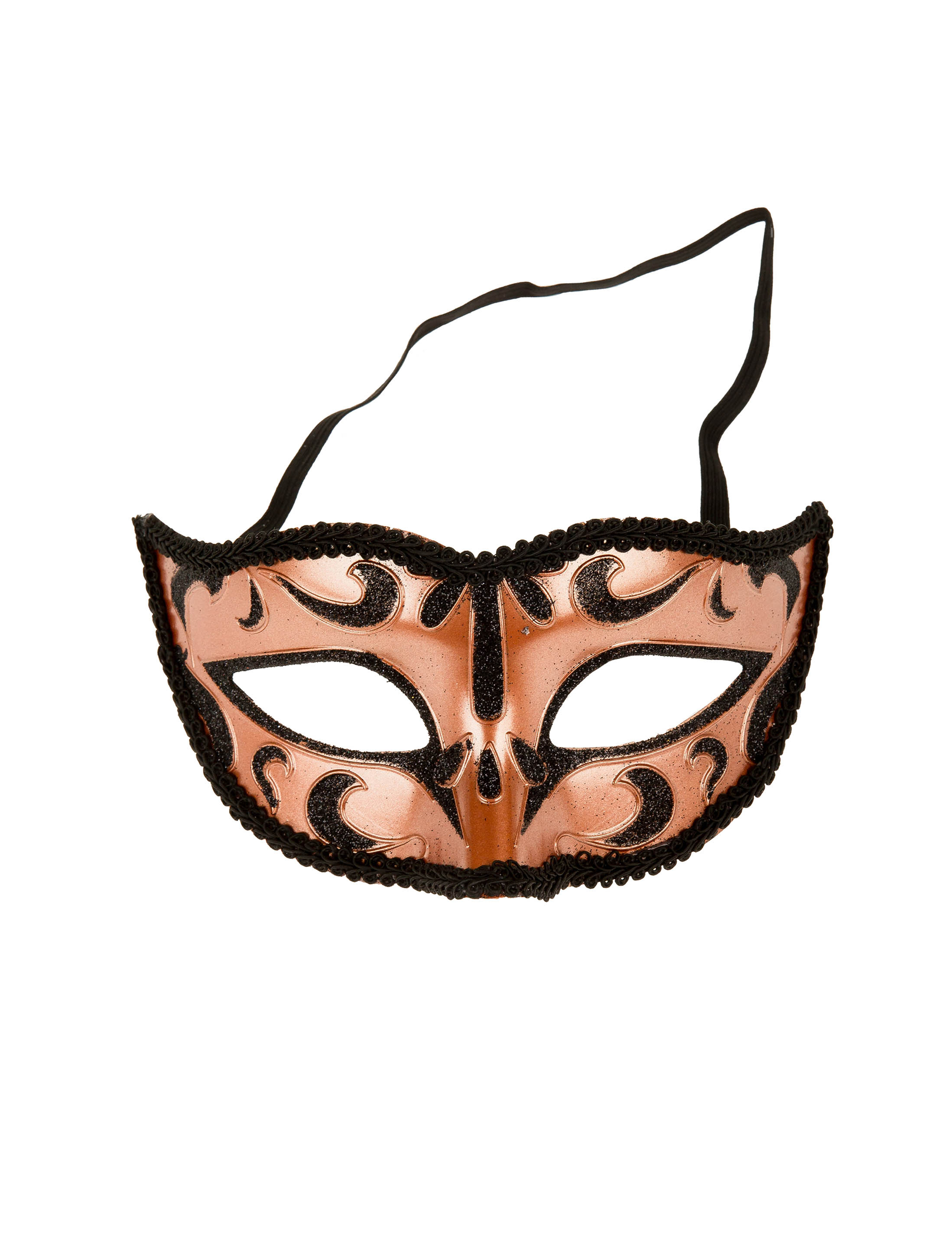 Maske Muster braun
