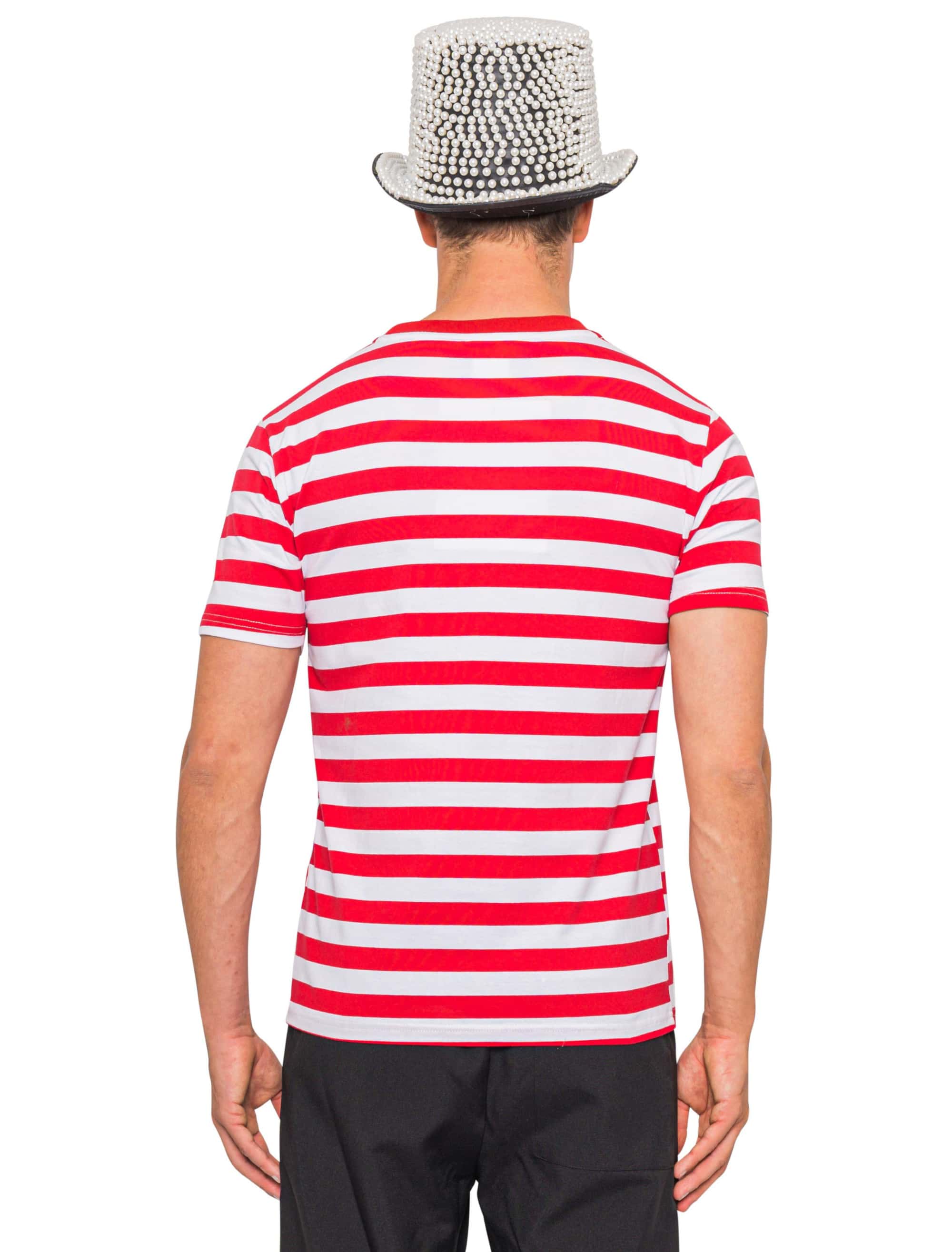 T-Shirt mit Dom Herren rot/weiß 5XL