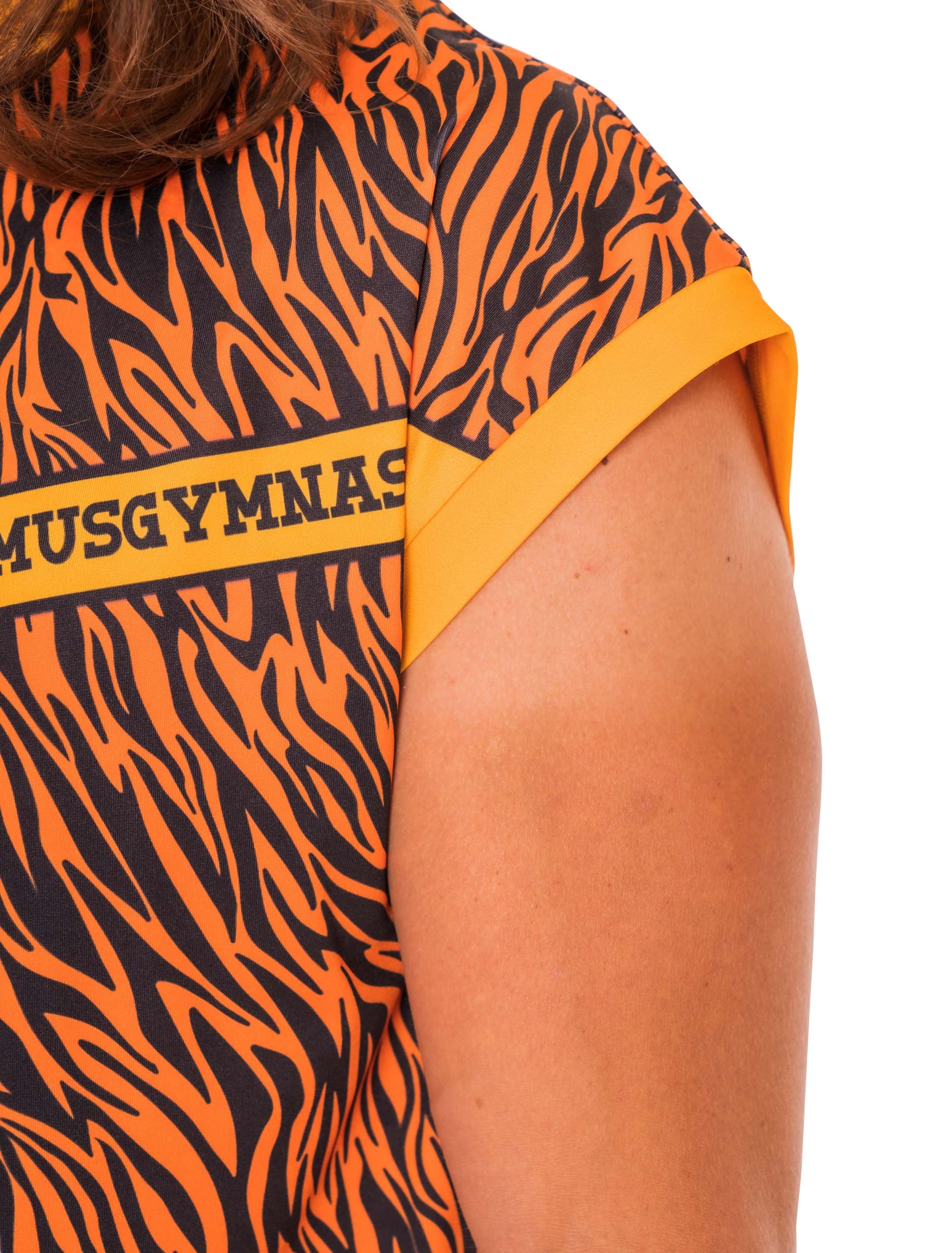 T-Shirt Rhythmusgymnastik Tiger schwarz/orange S/M