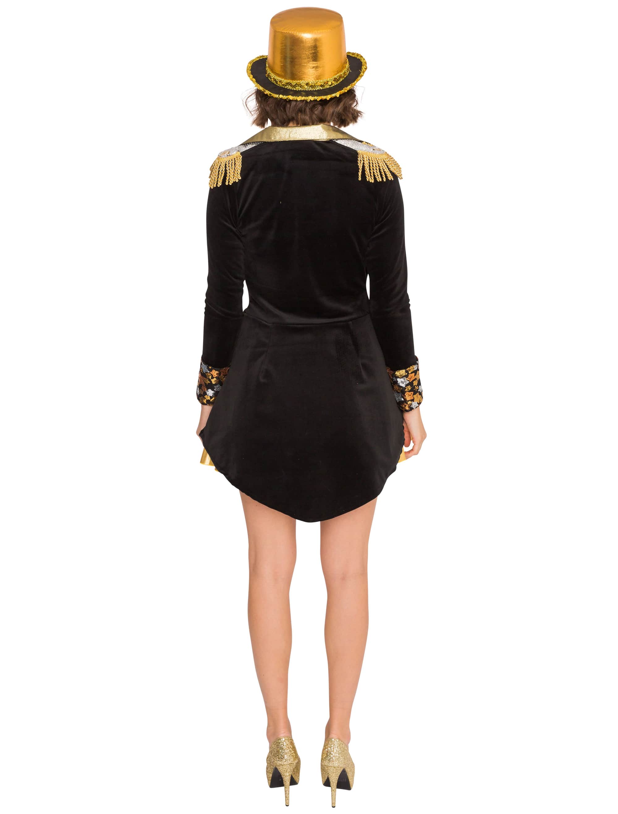 Showmantel Star Damen schwarz 2XL