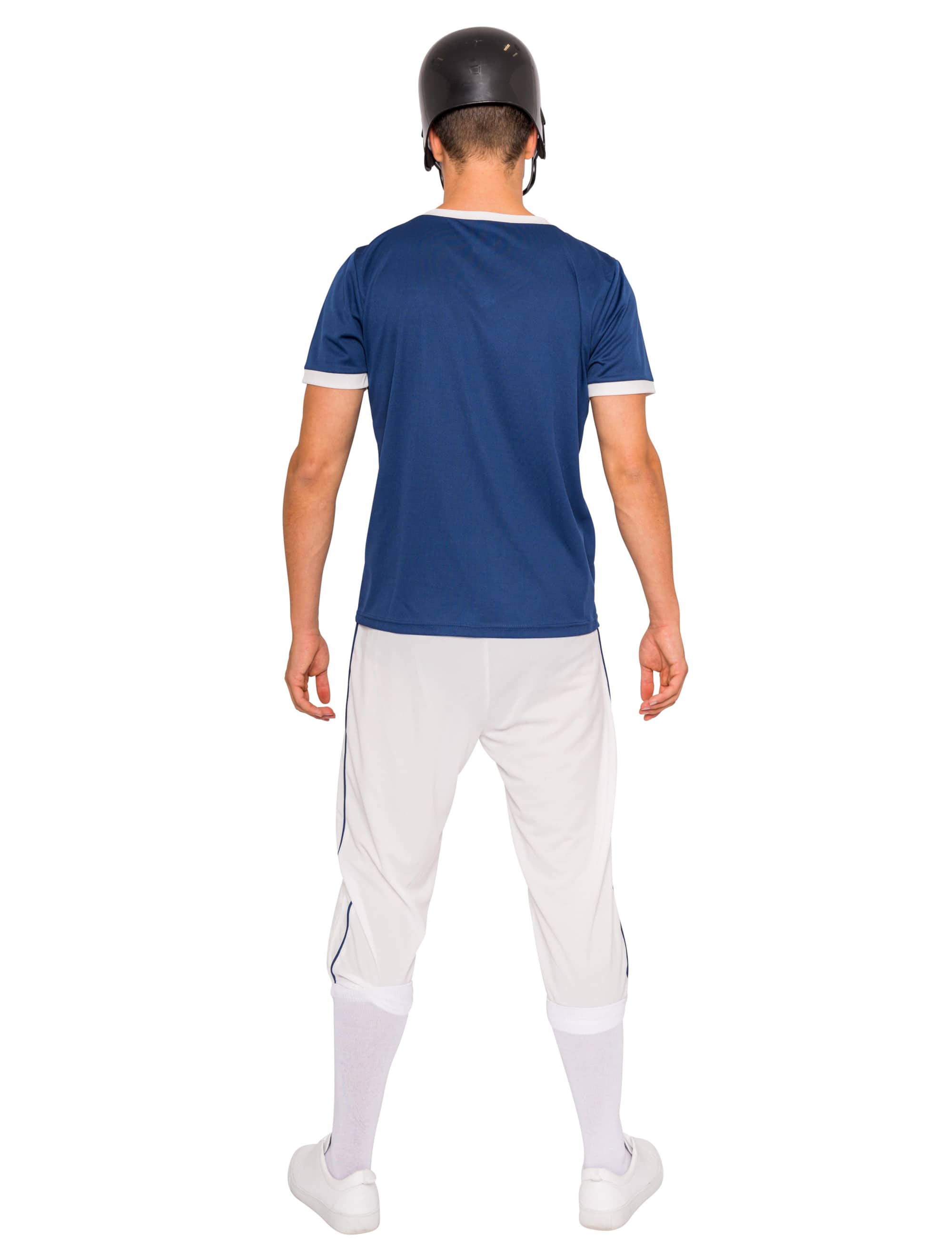 American Footballer 2-tlg. Herren weiß/blau S