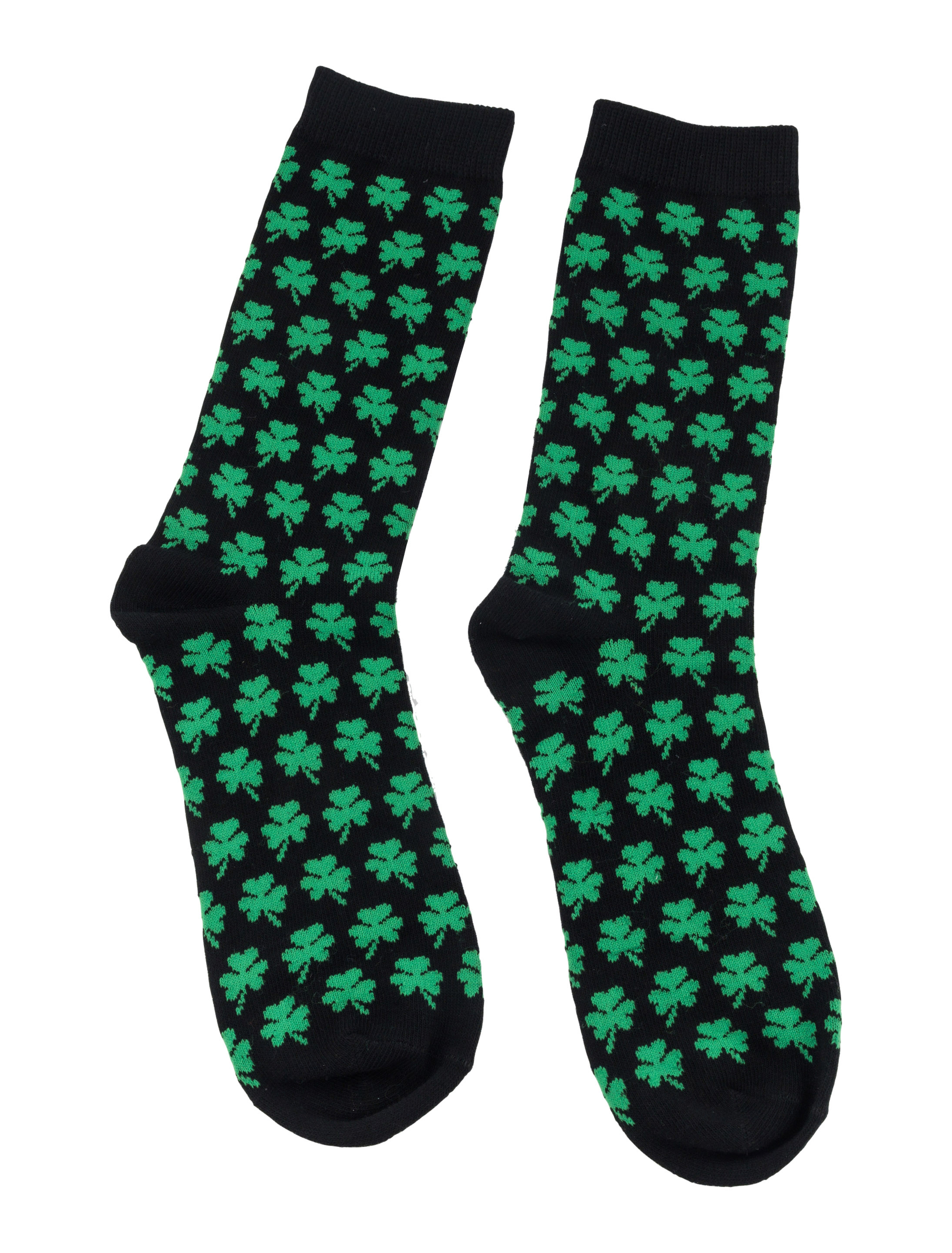 Socken Kleeblatt schwarz/grün one size
