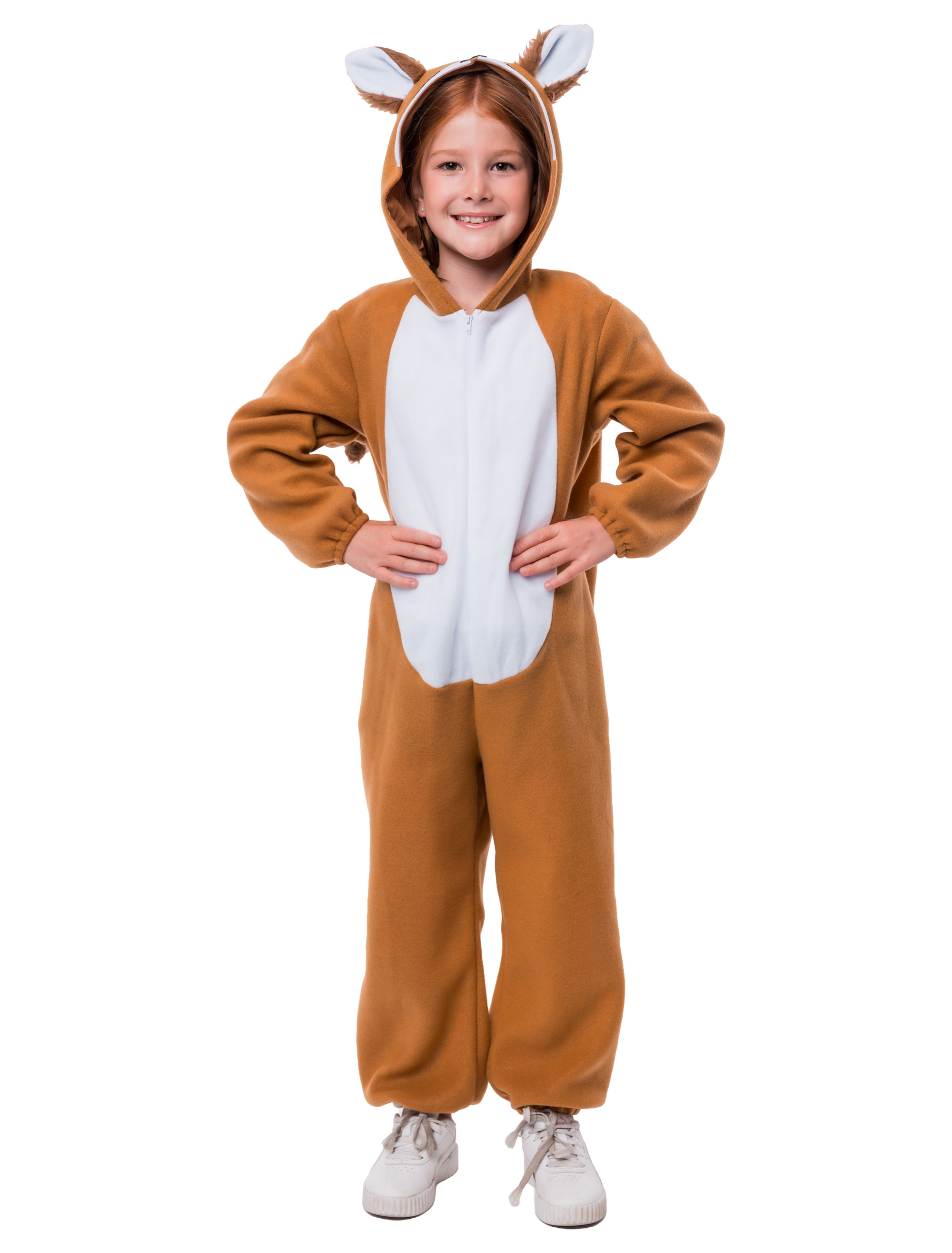 Overall Eichhörnchen Plüsch Kinder hellbraun 116
