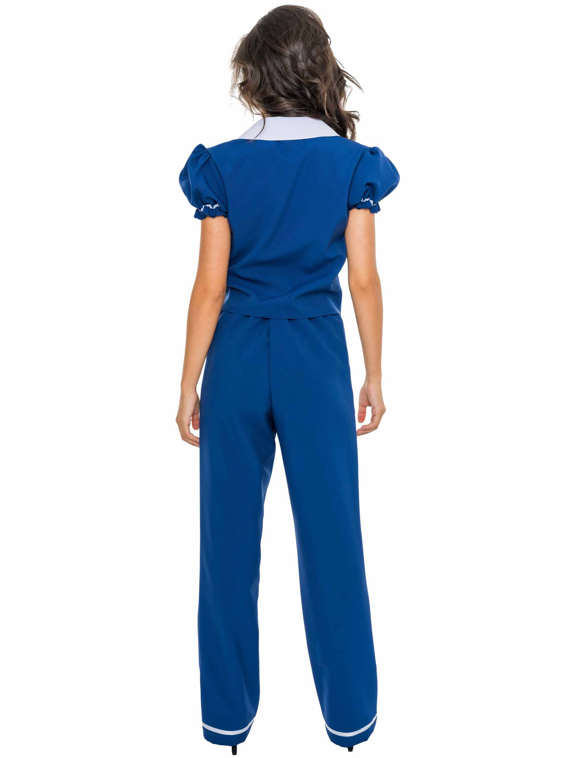 Anzug 50er Jahre 2-tlg. Damen blau 2XL