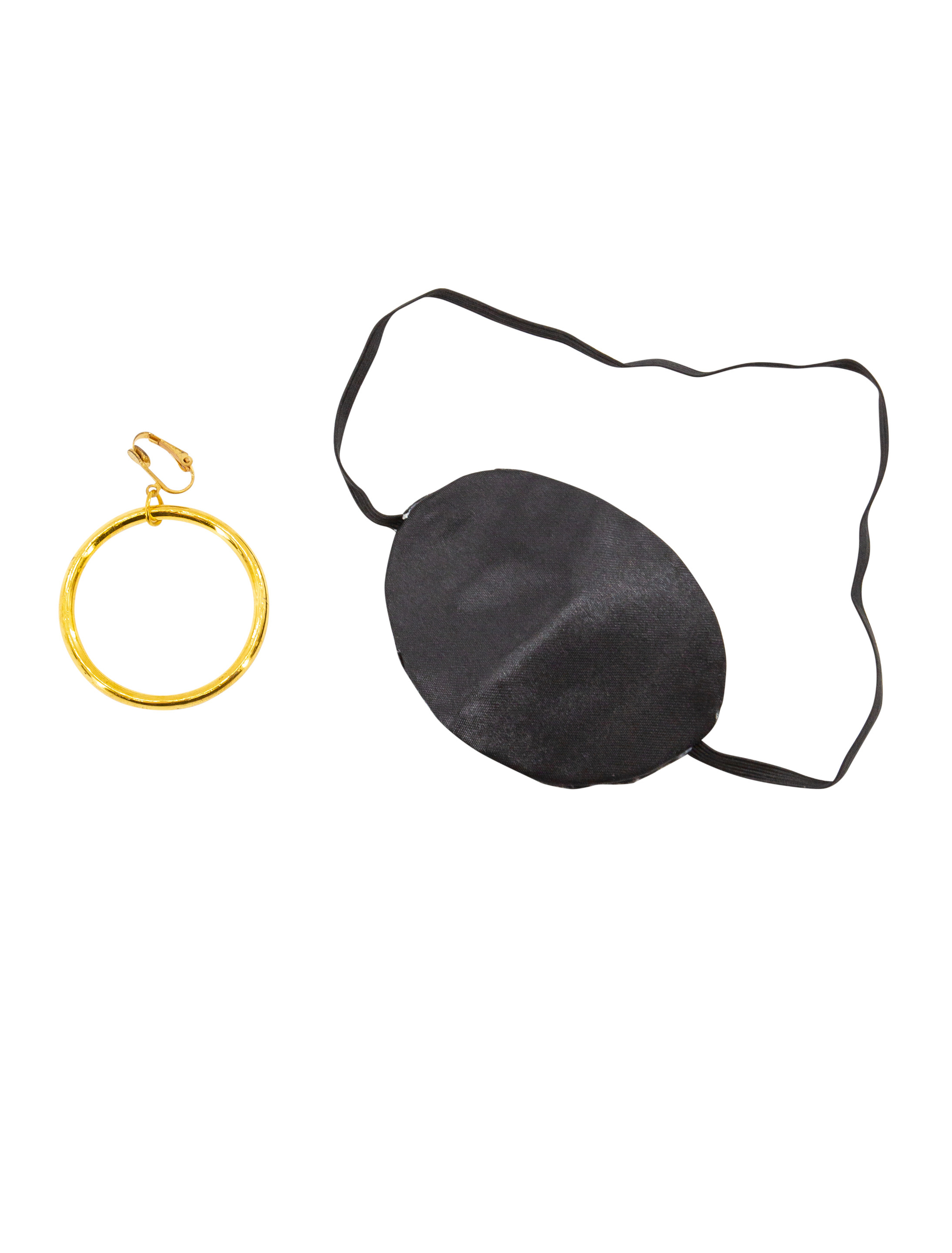 Augenklappe Pirat mit Ohrring