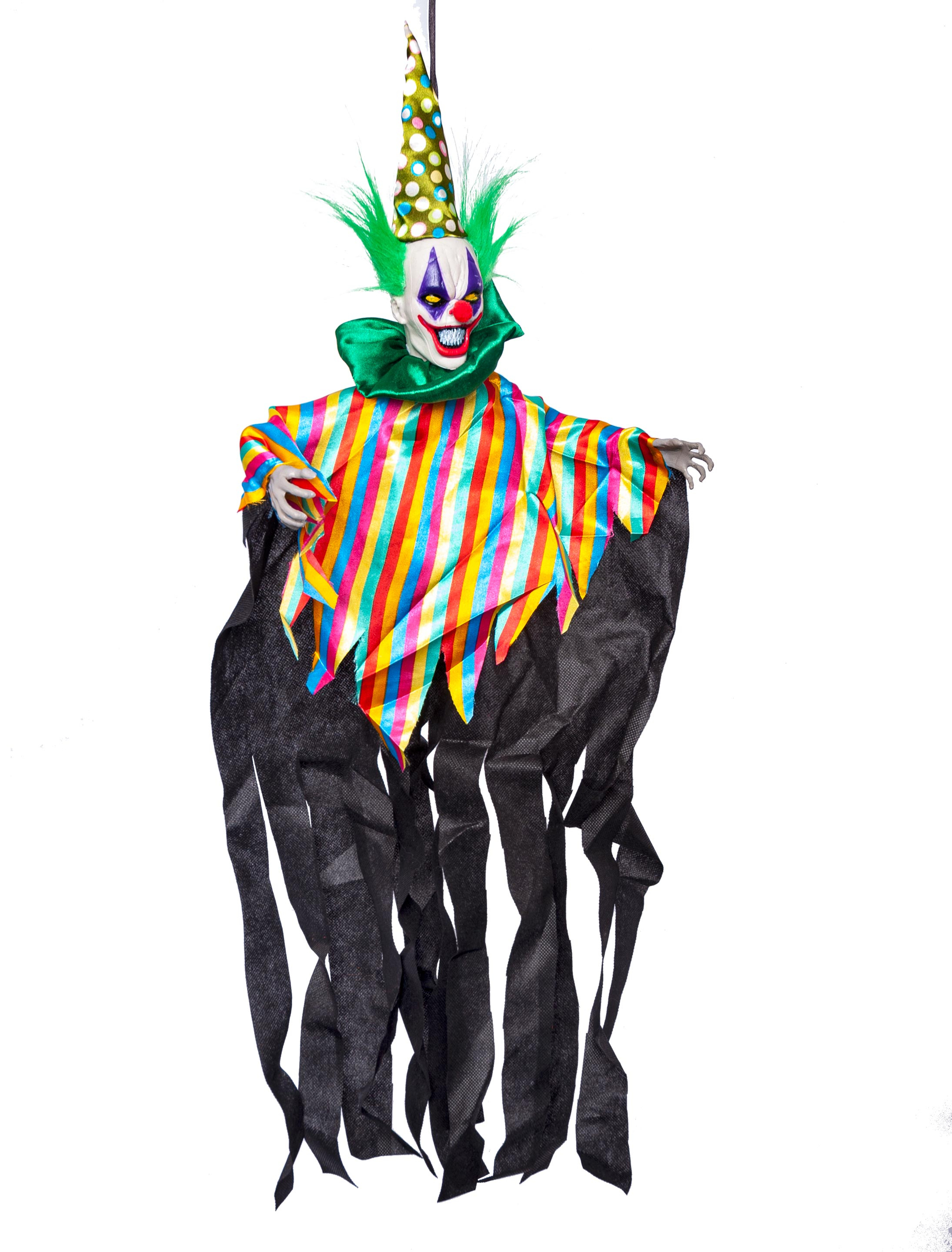 Gruselclown Haare zum Aufhängen