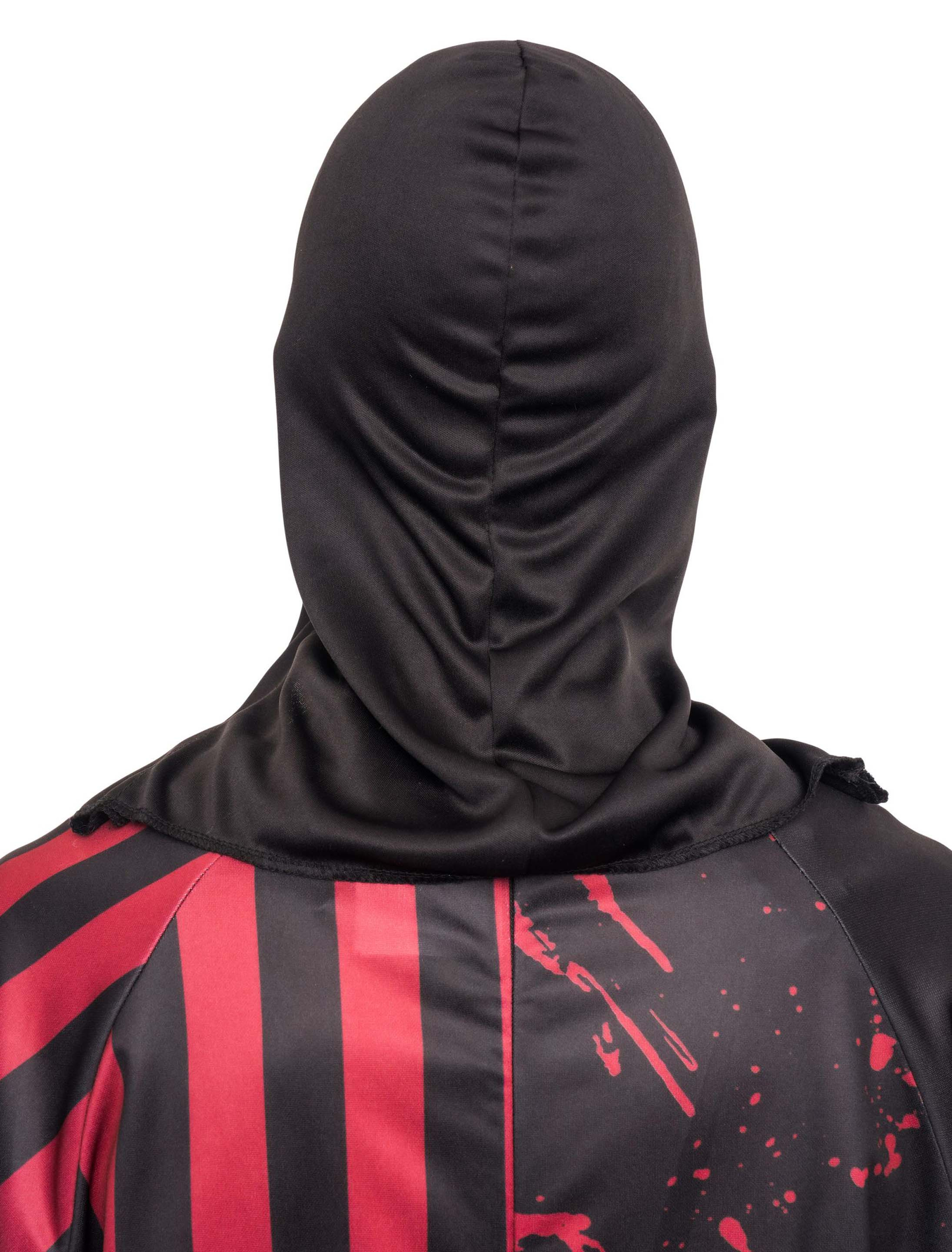 Latexmaske Der Tod schwarz/weiß