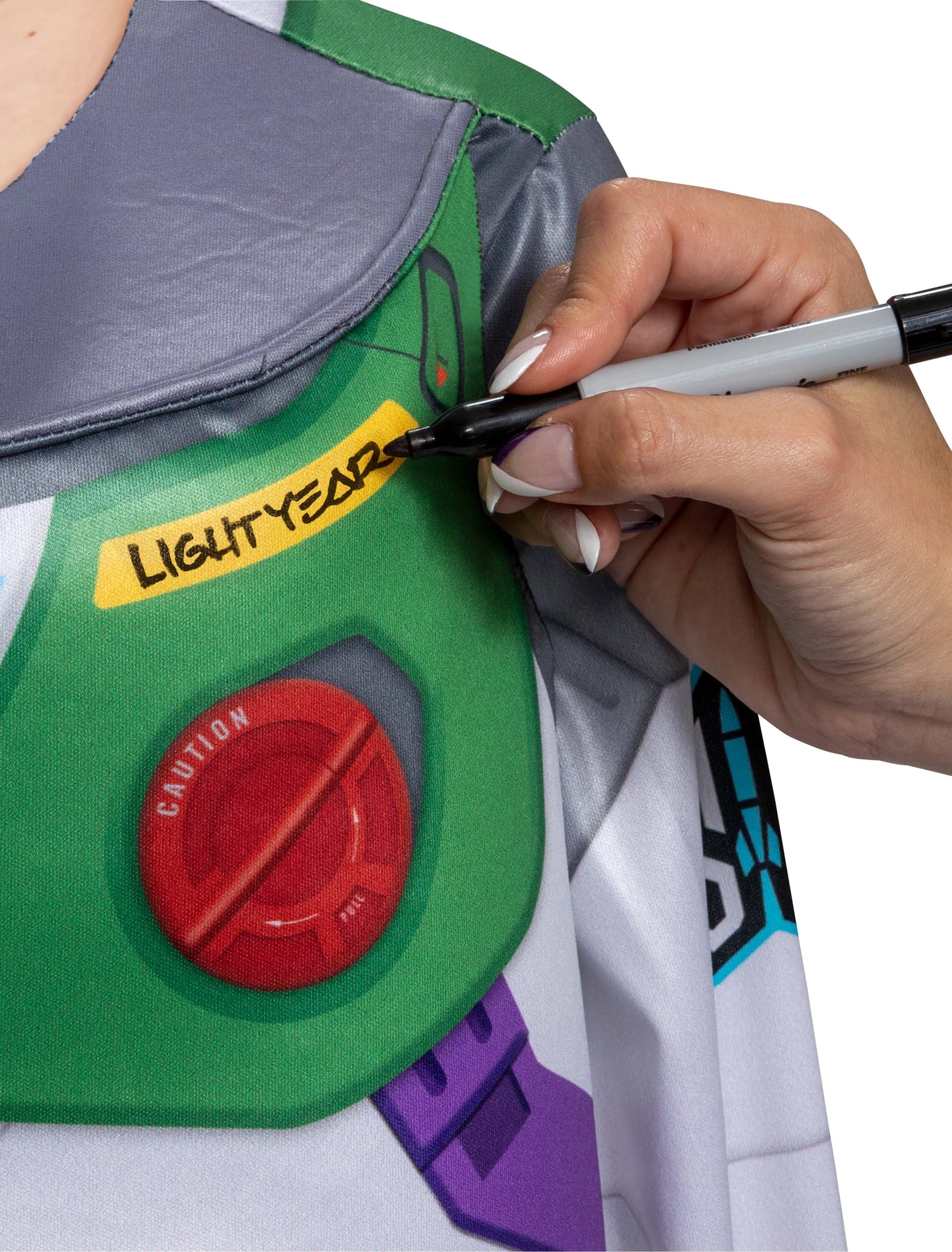Kostüm Toy Story Buzz Lightyear DLX 3-tlg. Kinder silber/lila 4-6 Jahre