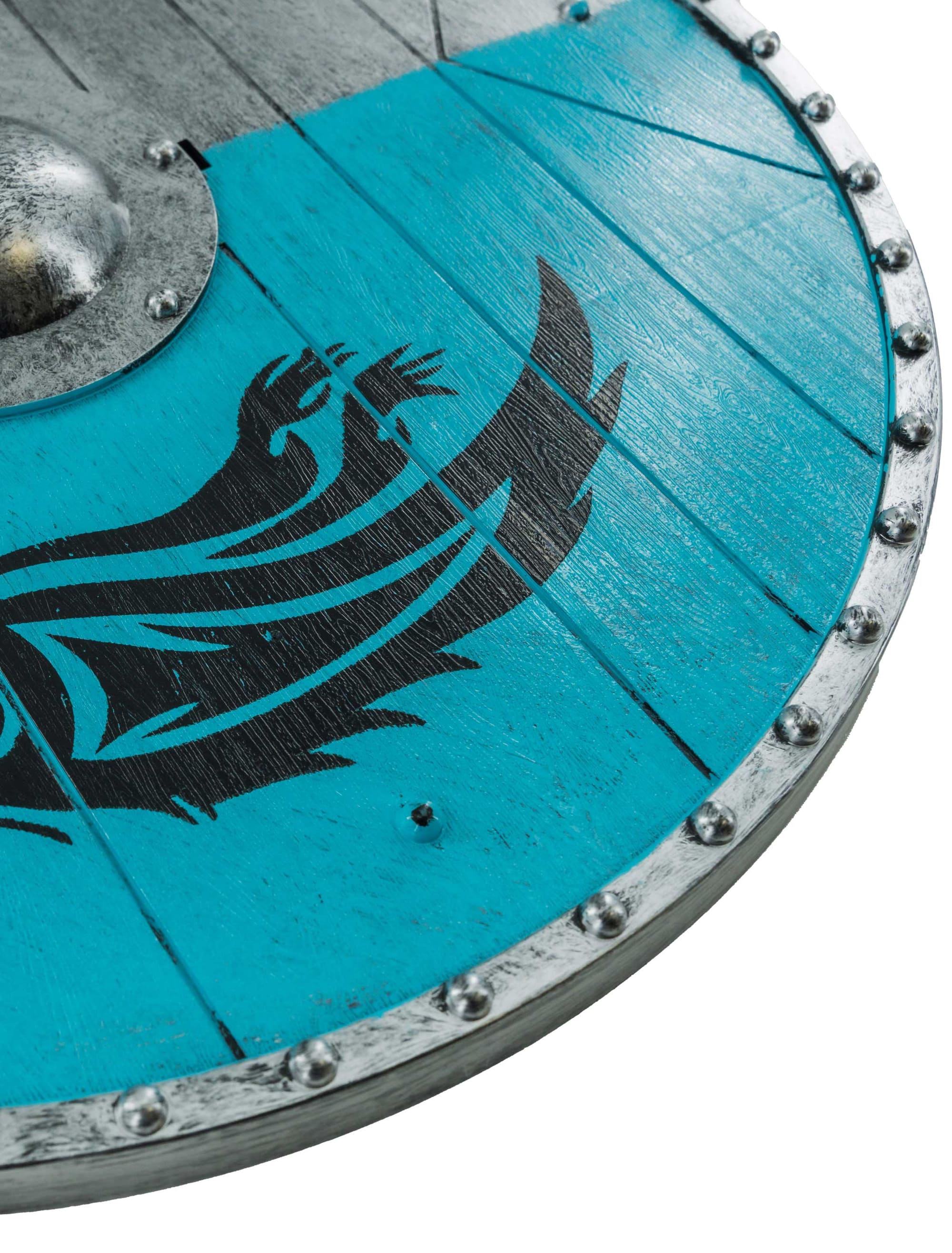 Schild 40cm silber/blau