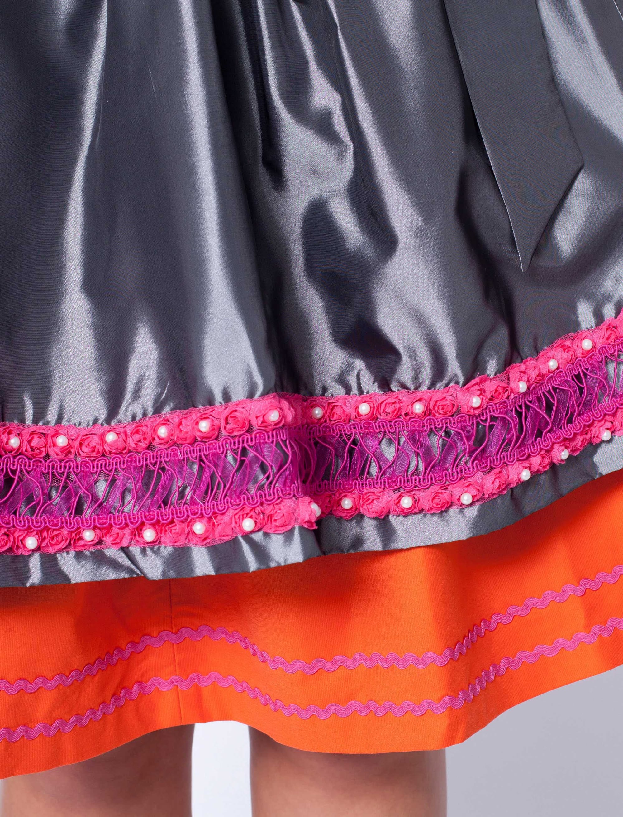 Dirndl Andrea Damen orange 38