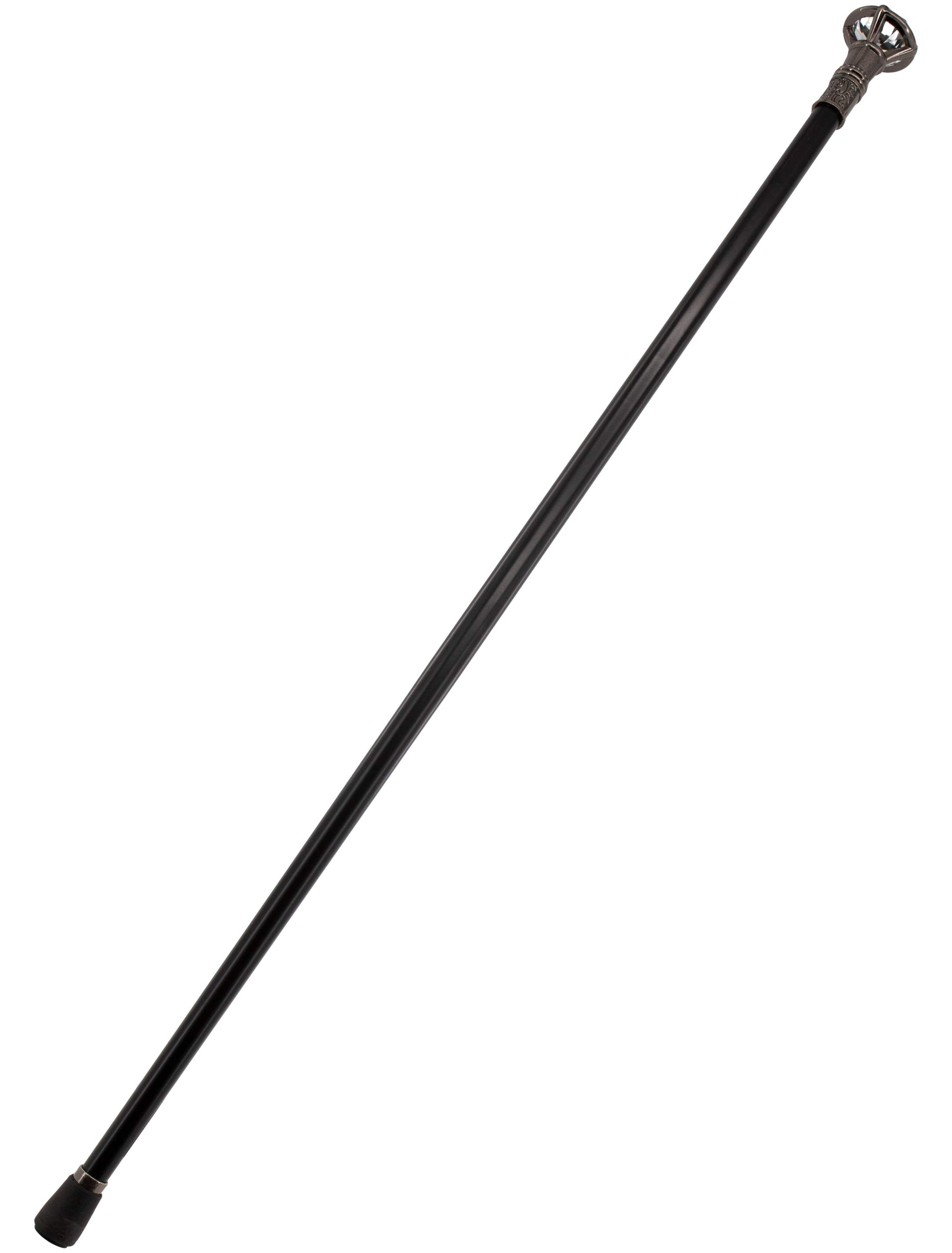 Gehstock Diamant silber
