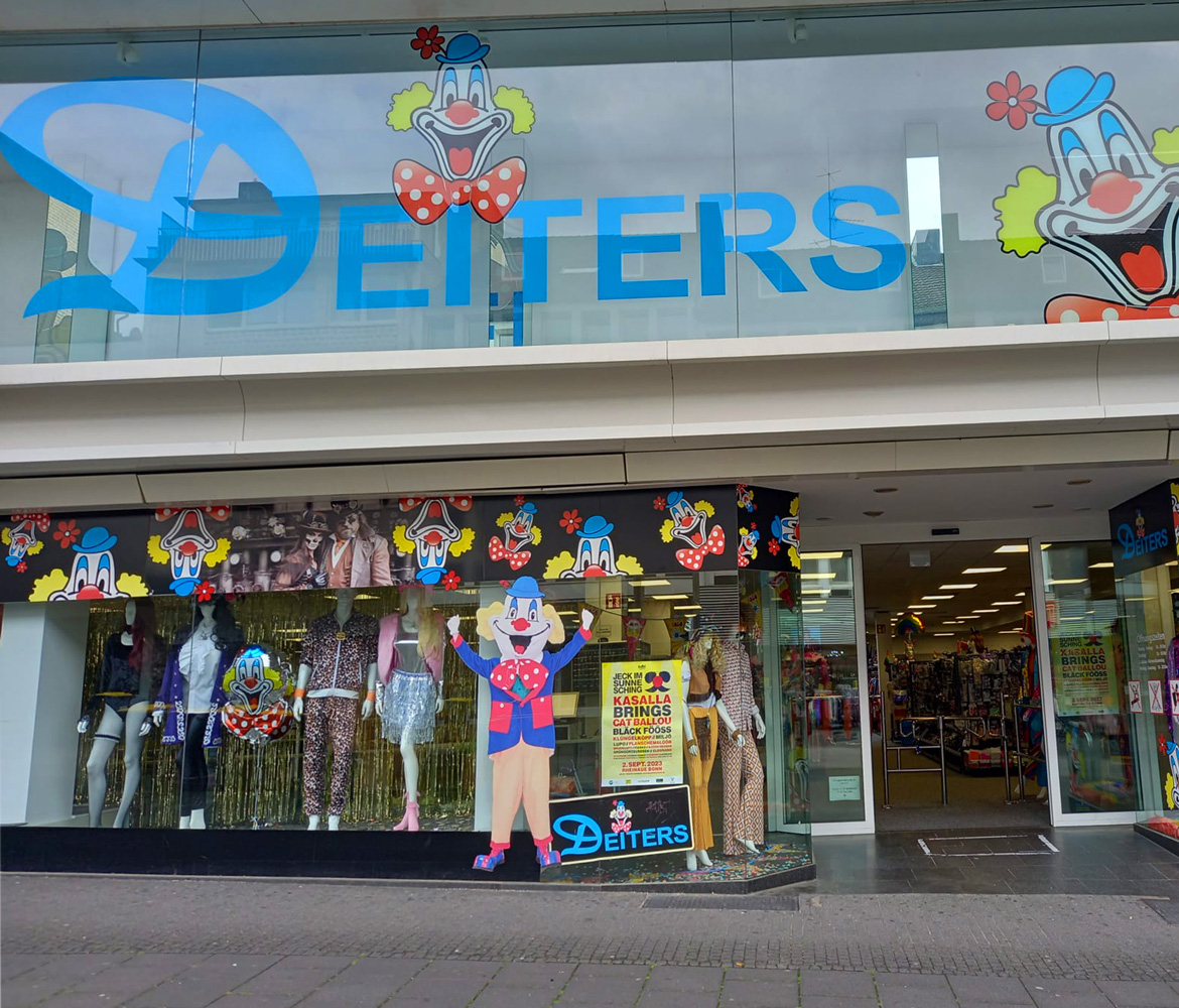 Deiters Kostümladen in Mönchengladbach-City Außenansicht