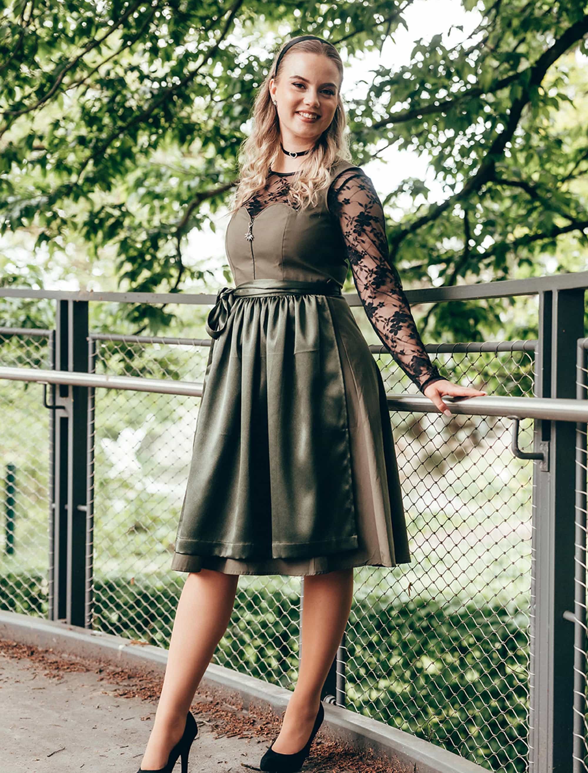 Dirndl Hanni Damen grün 36