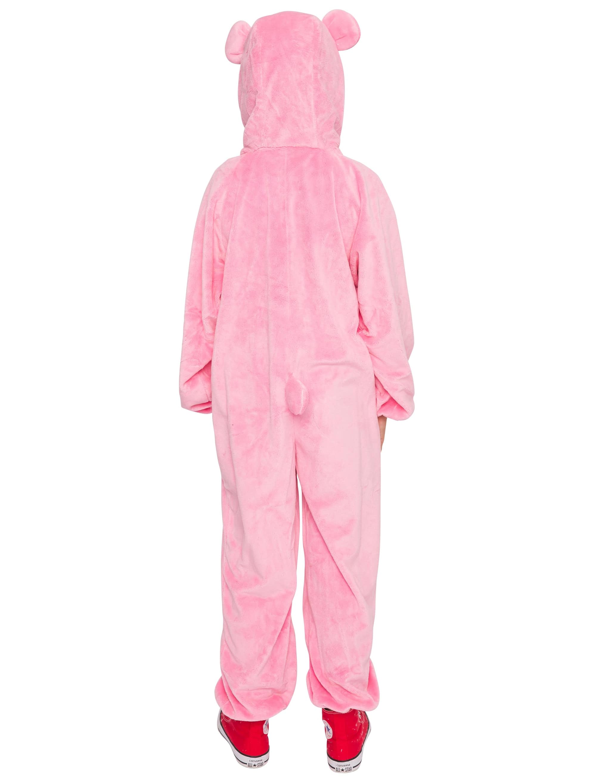 Overall Plüsch Bärchen Kinder pink 86-92