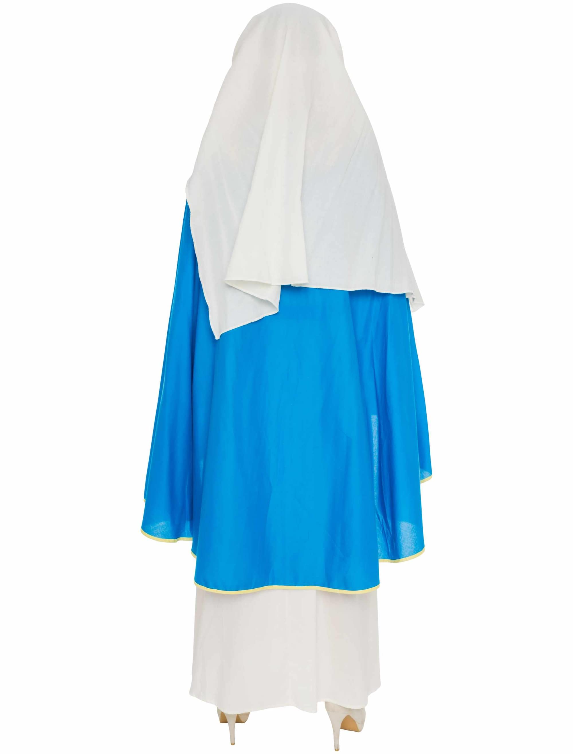 Kostüm Maria 3-tlg. Damen beige/blau 4XL/5XL