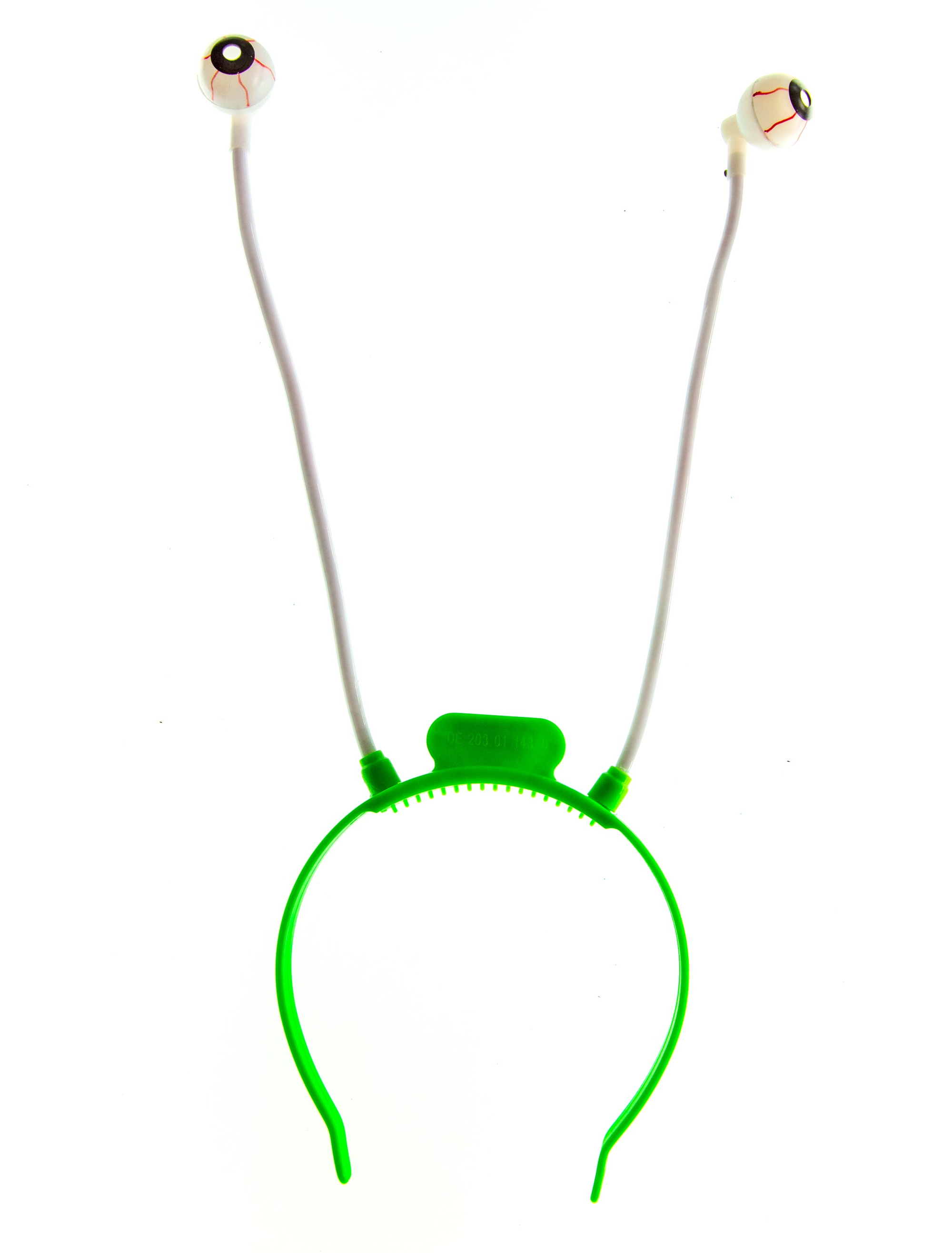 LED Haarreif Außerirdischer grün