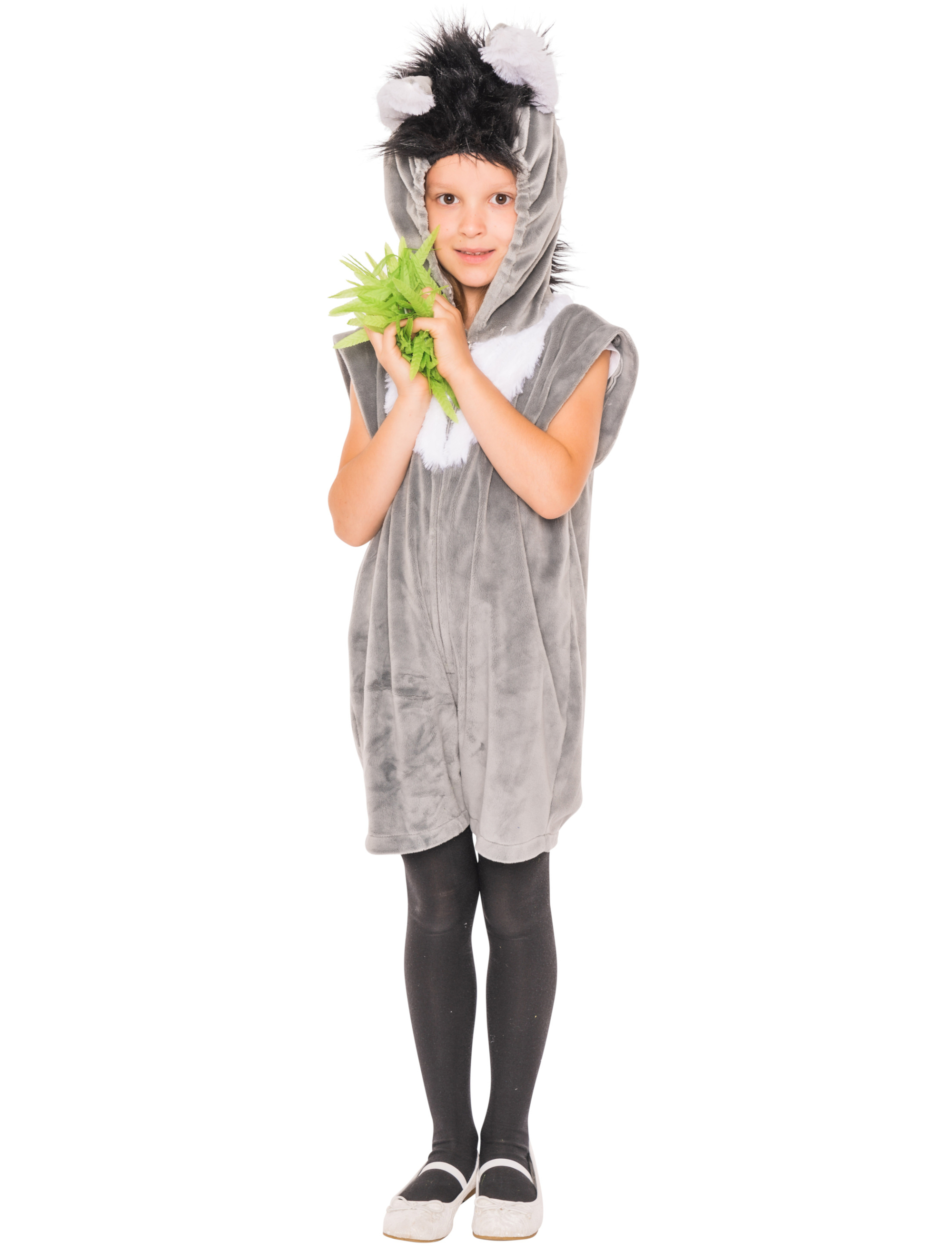 Overall Esel kurz Kinder grau 116-128