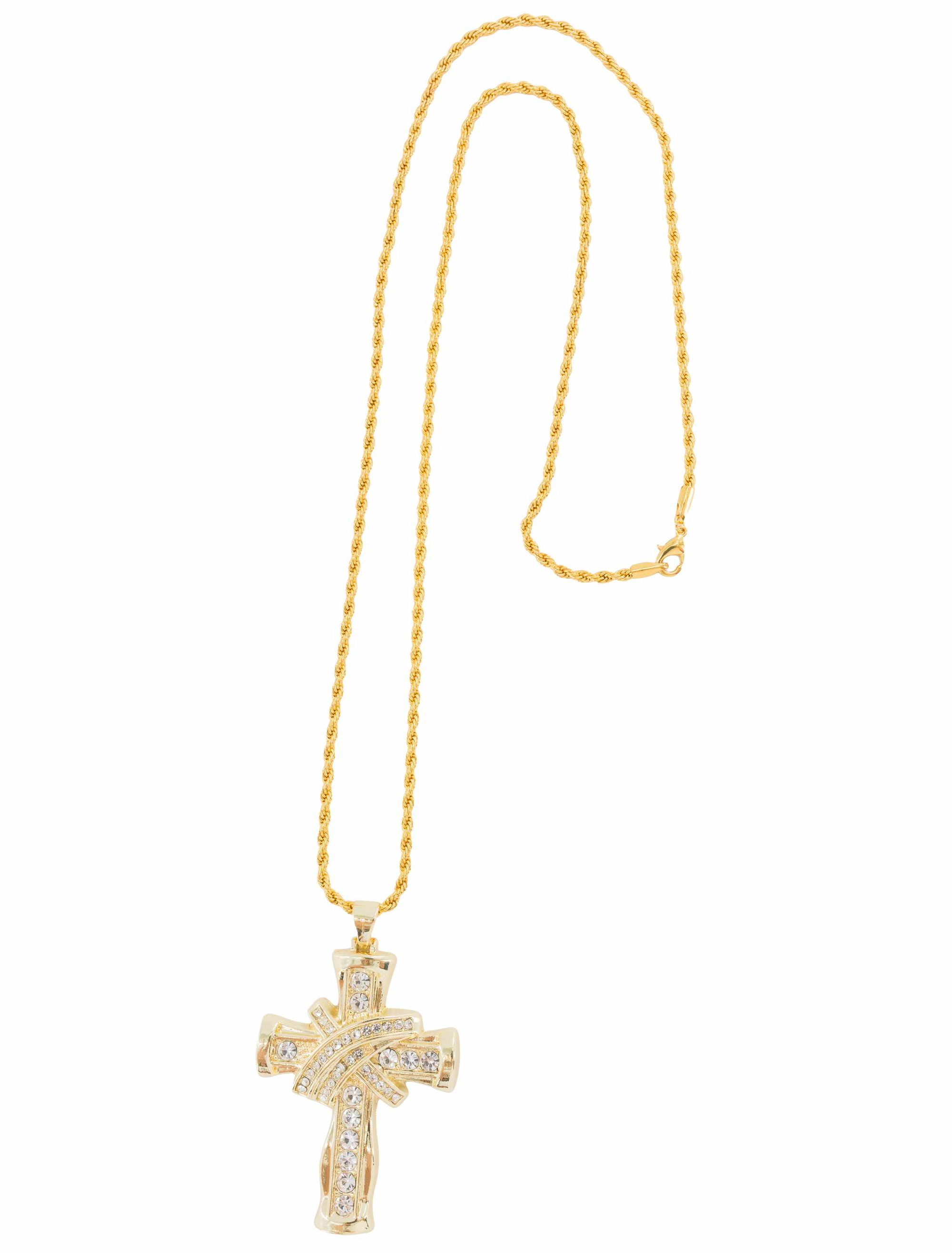 Halskette Kreuz gold
