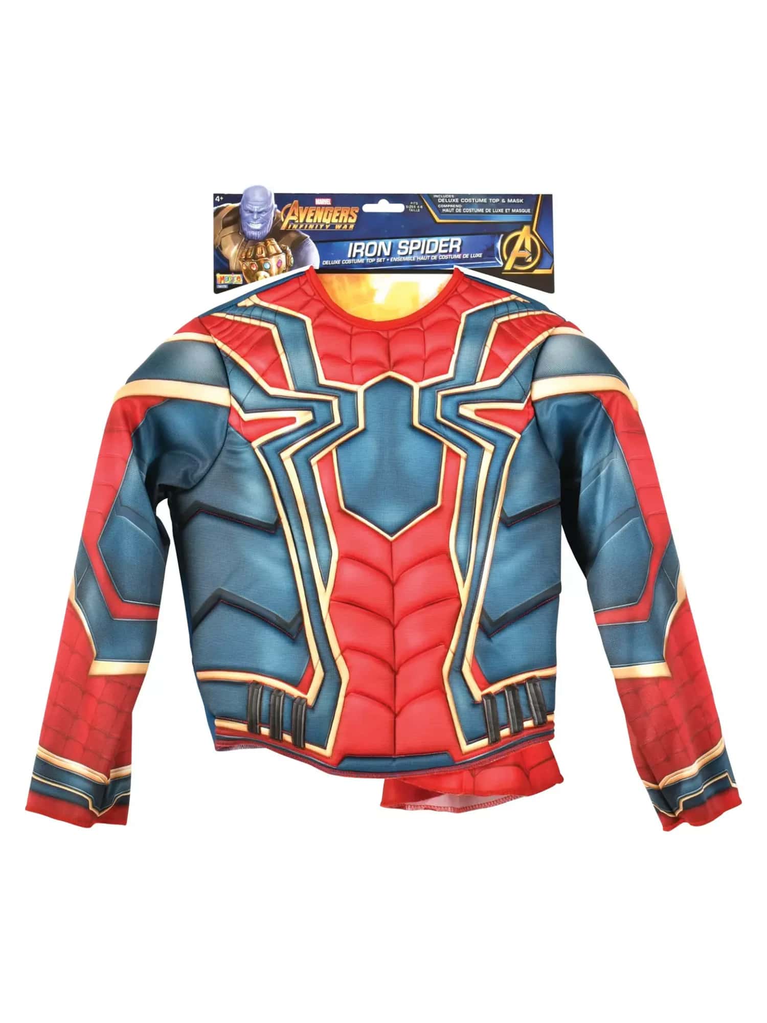 Oberteil Spider-Man Iron Spider 2tlg. rot/blau 4-6 Jahre