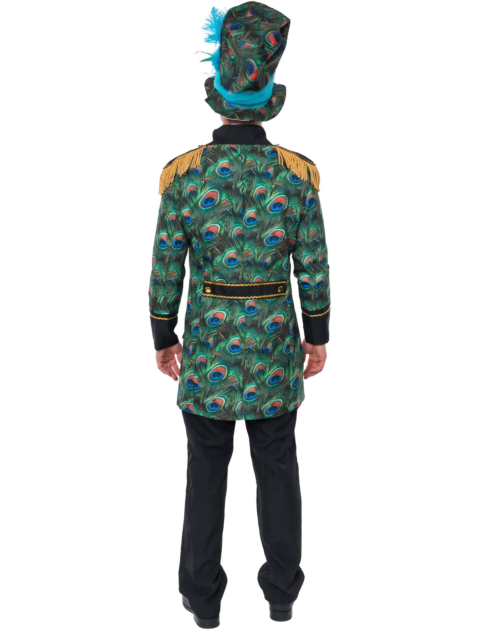 Jacke Pfau mit Epauletten Herren blau/grün M/L