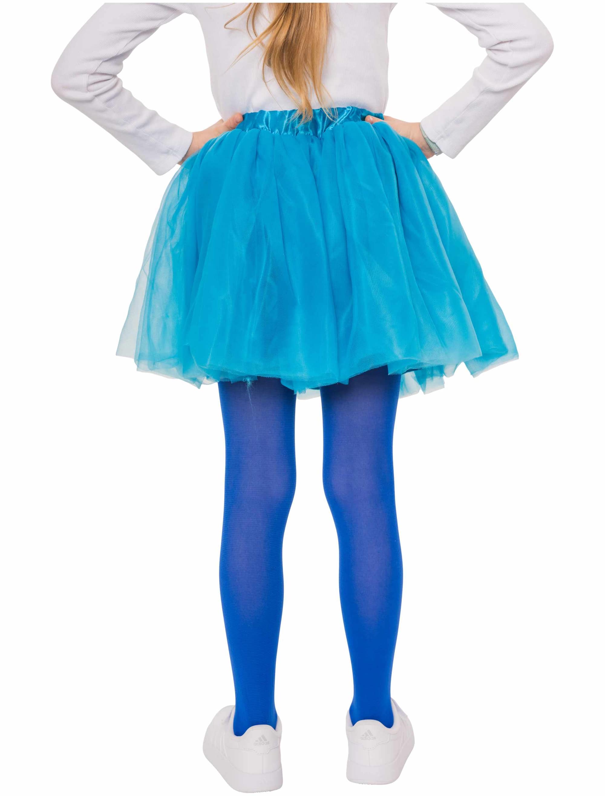 Strumpfhose Kinder blau 116/128