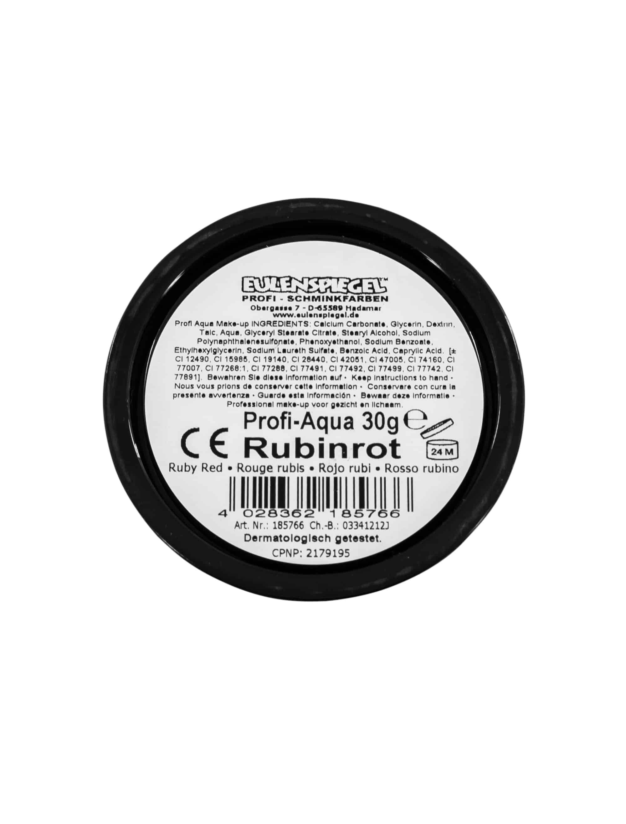 Water Make-Up 20ml rubinrot