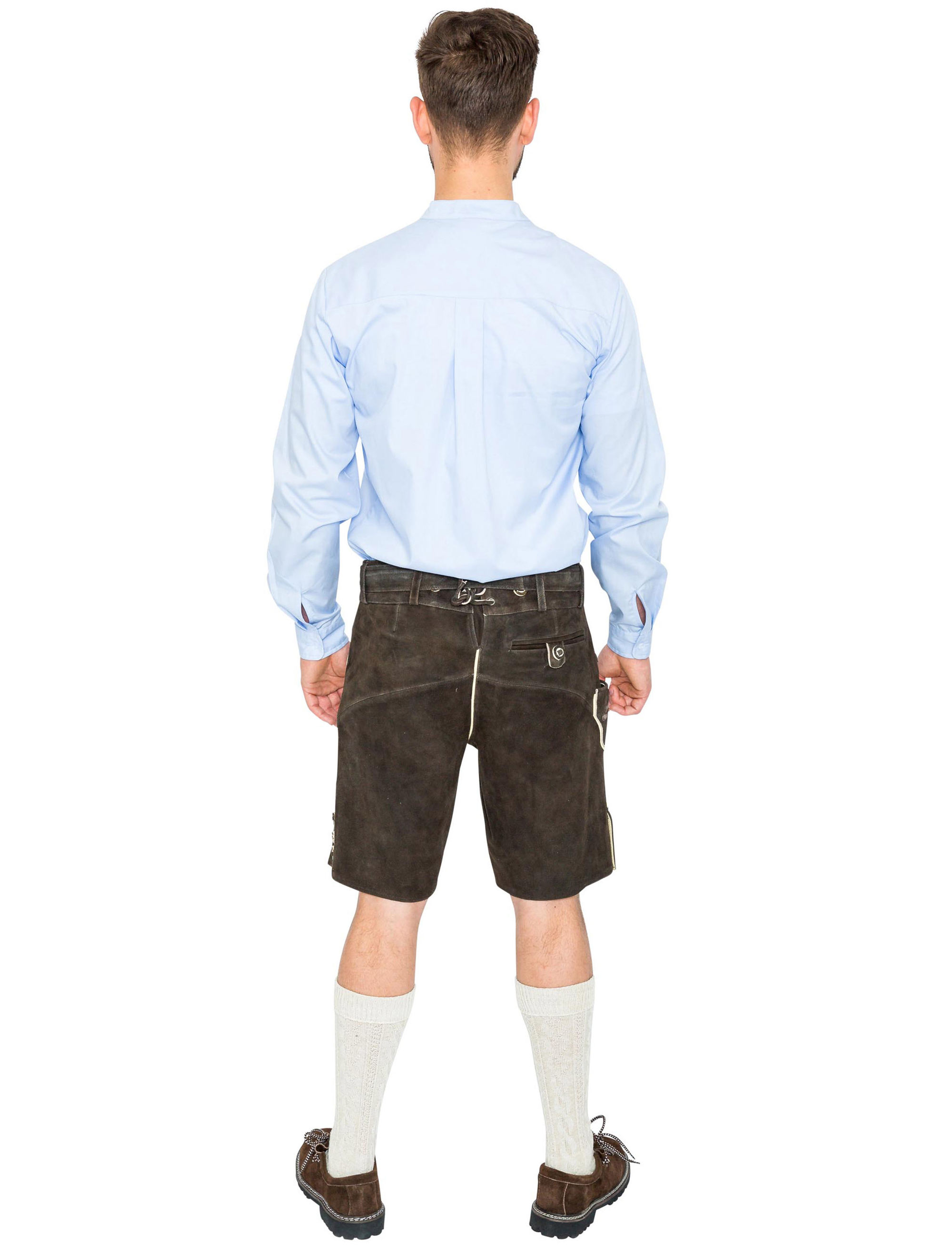 Lederhose Friedel kurz Herren schwarz XL