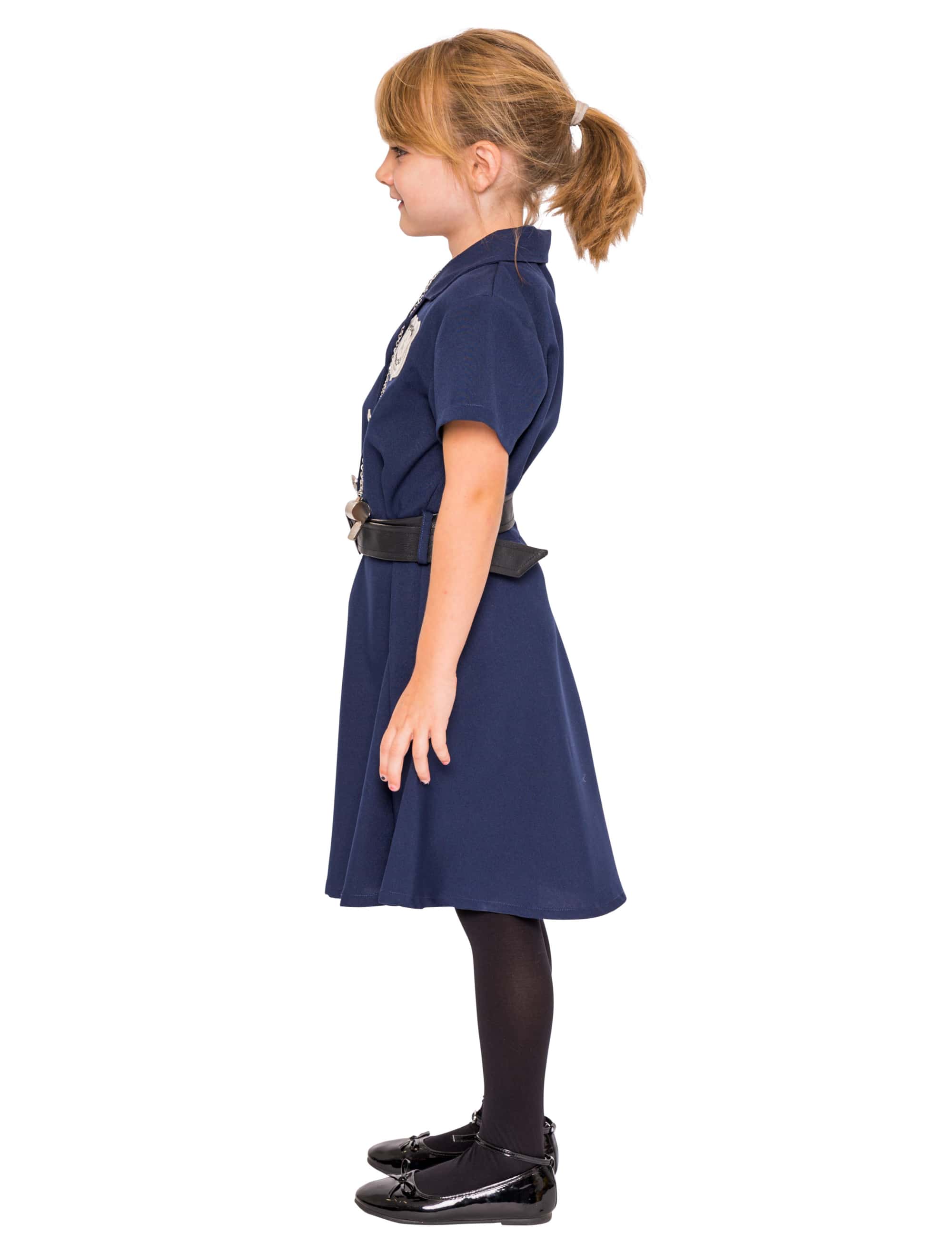 Kleid Police Kinder 2-tlg. Mädchen blau 152