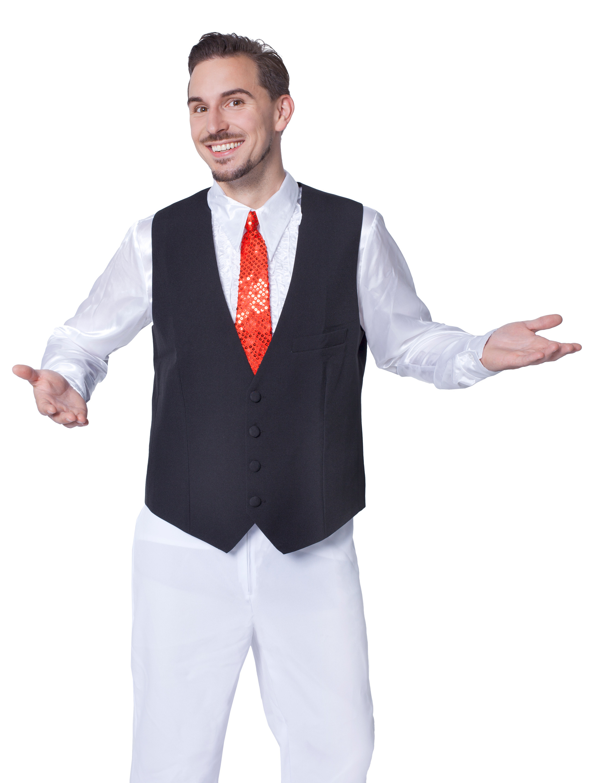 Weste Herren schwarz 54/56