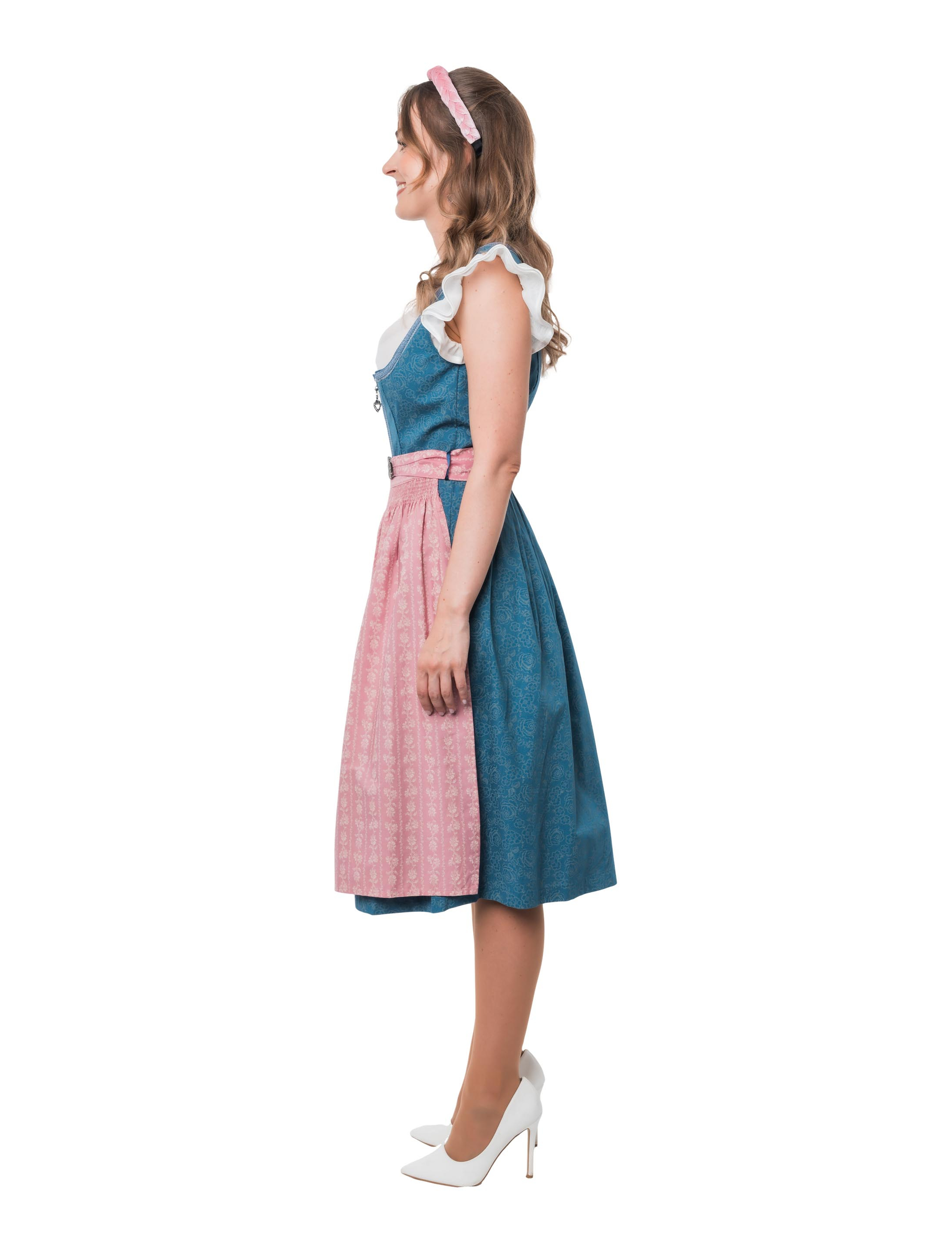 Dirndl Roseline Damen blau 40