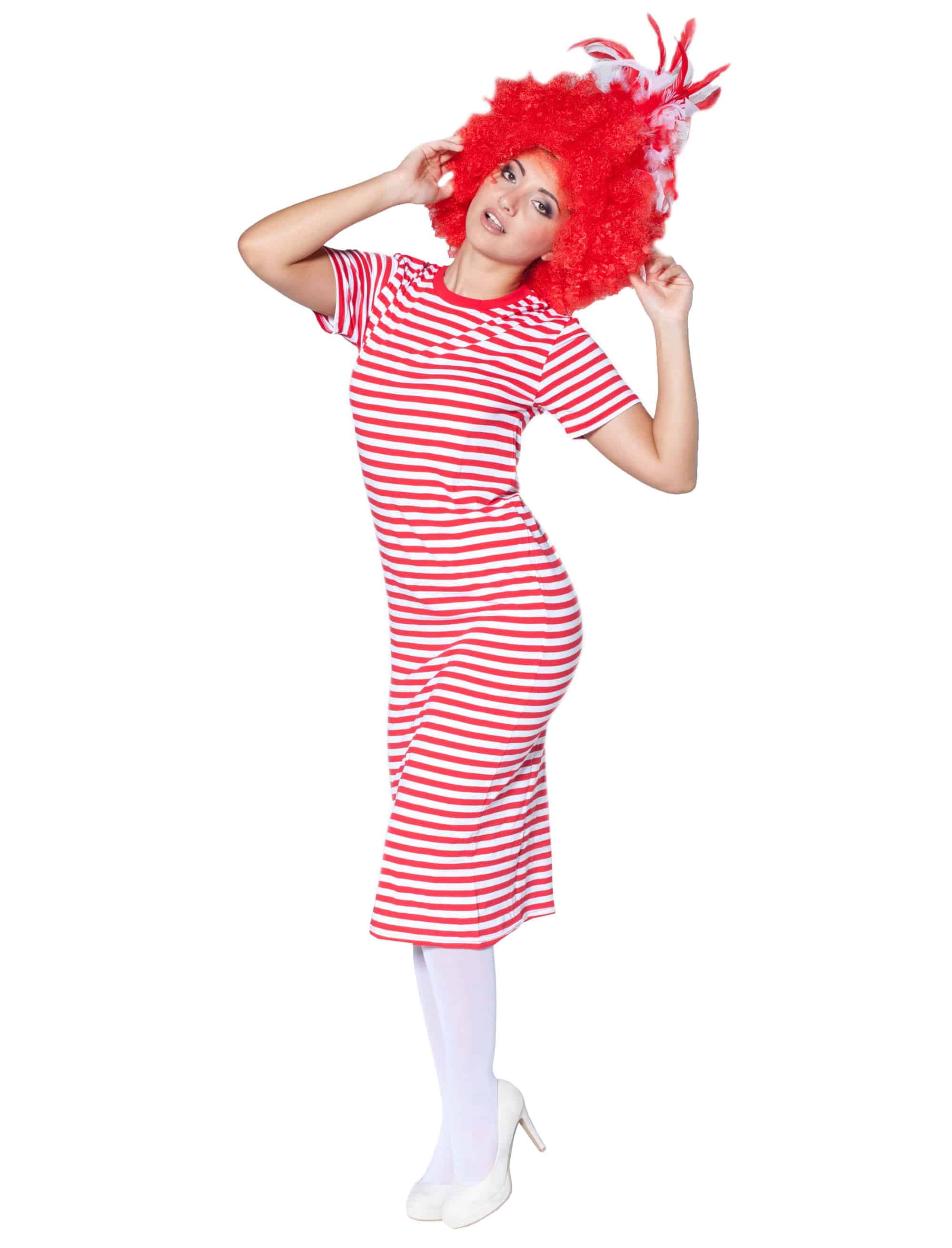 Rivelhemd kurzarm rot/weiß XS